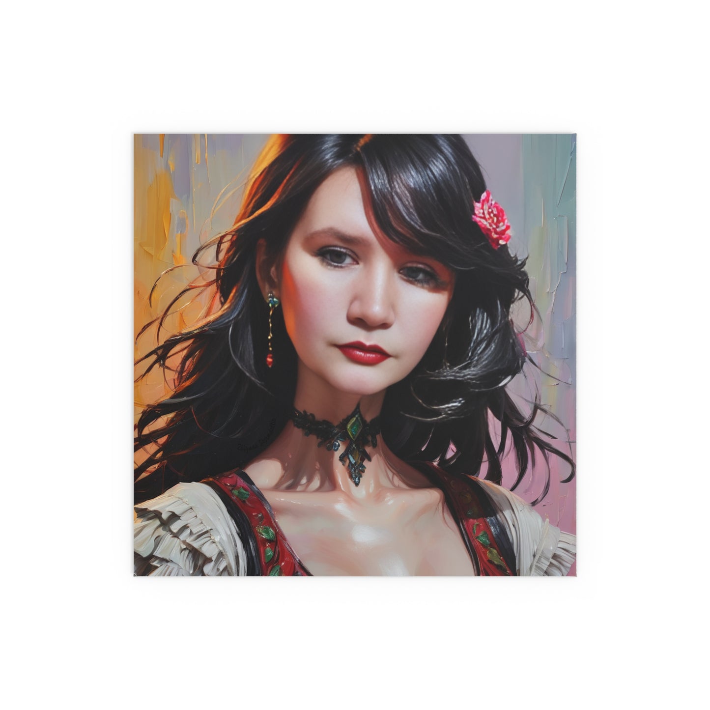 Indoor and Outdoor Silk Posters (Square 45)