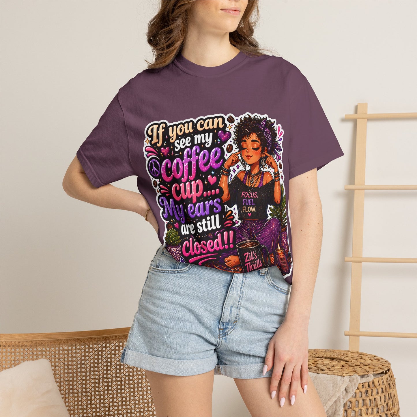 Coffee First, Then Words Tee