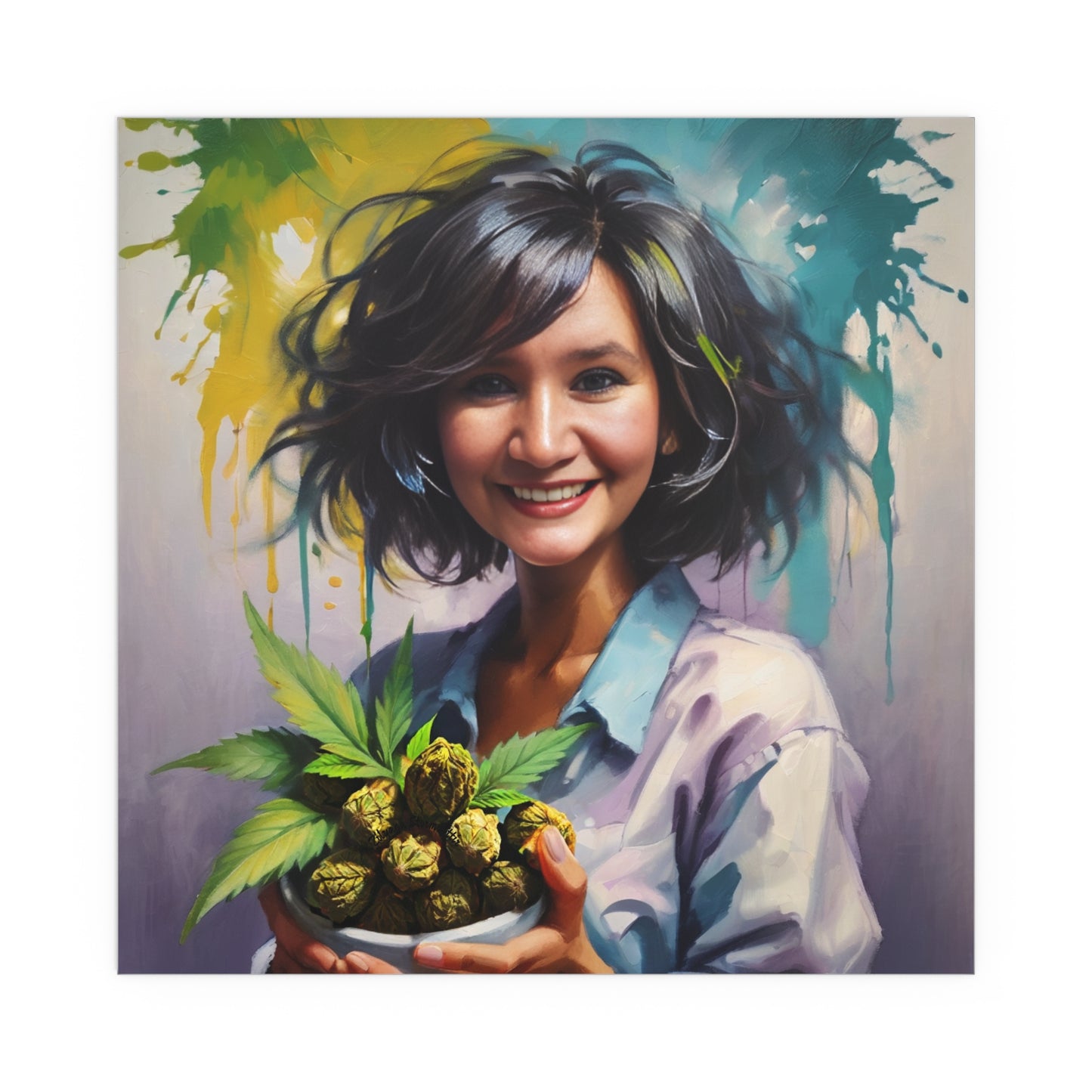 Indoor and Outdoor Silk Posters (Square 35)