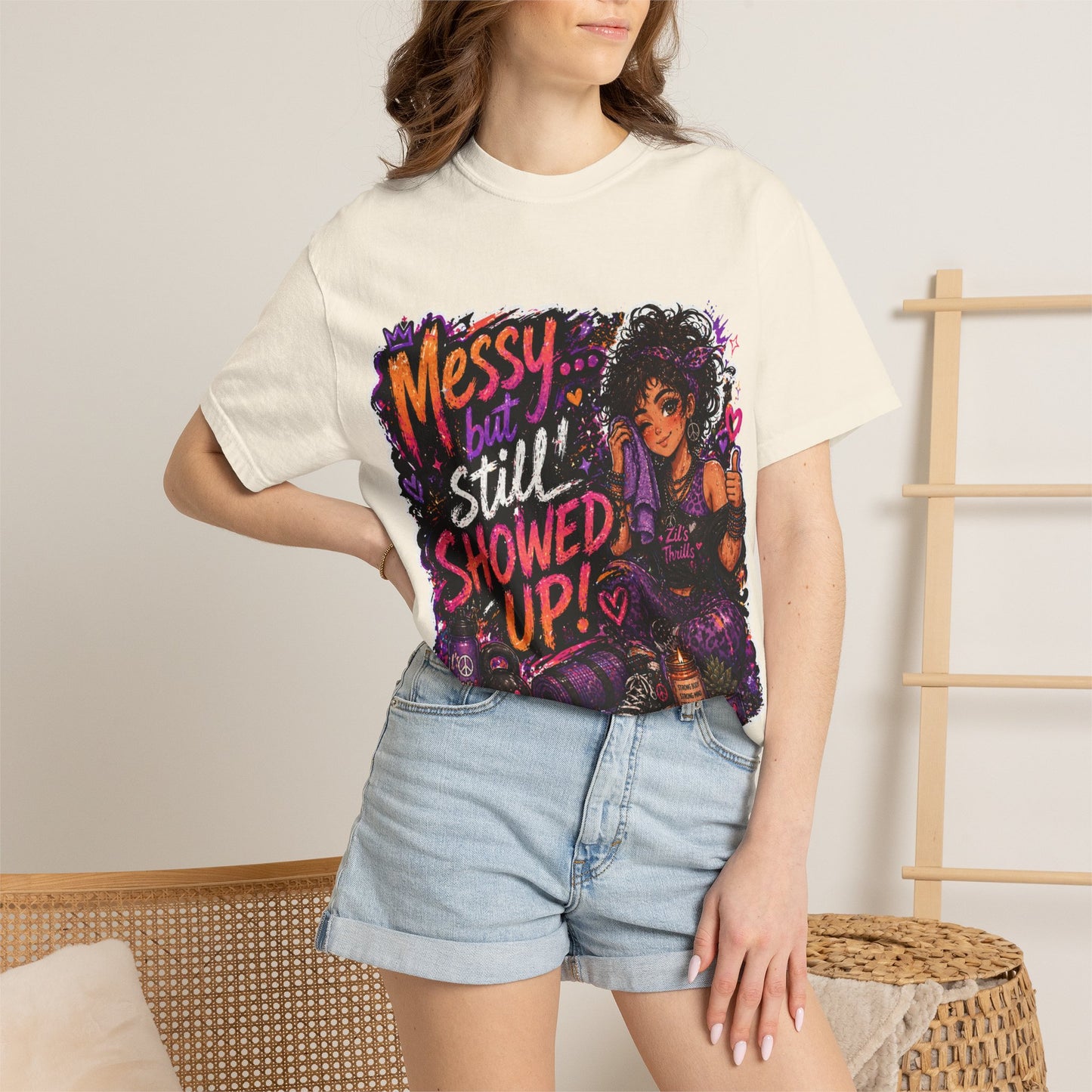 Messy Showed Up Tee
