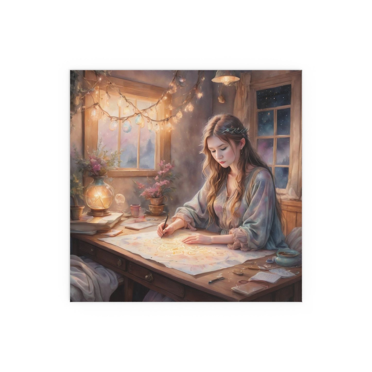 Indoor and Outdoor Silk Posters (Square 43)