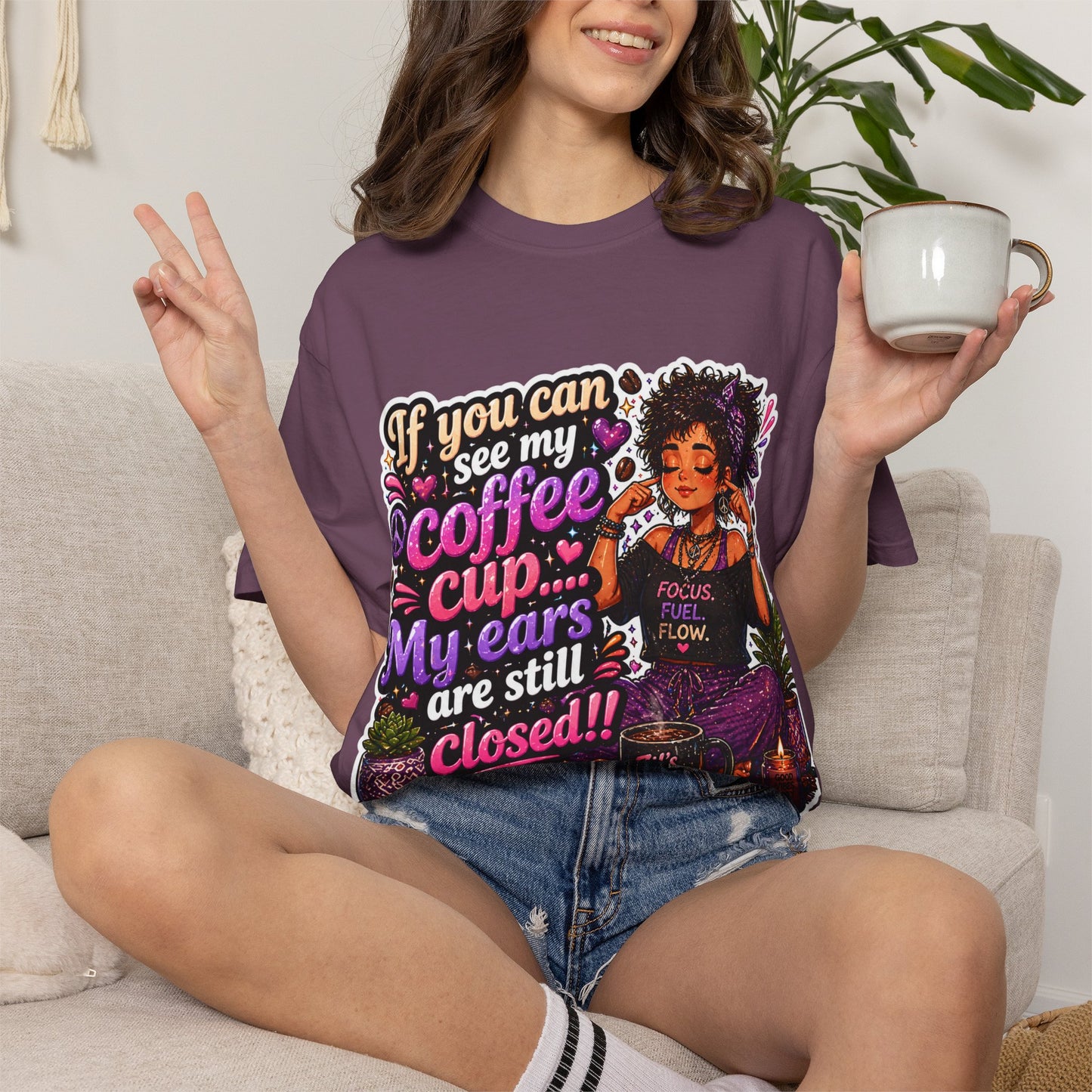 Coffee First, Then Words Tee