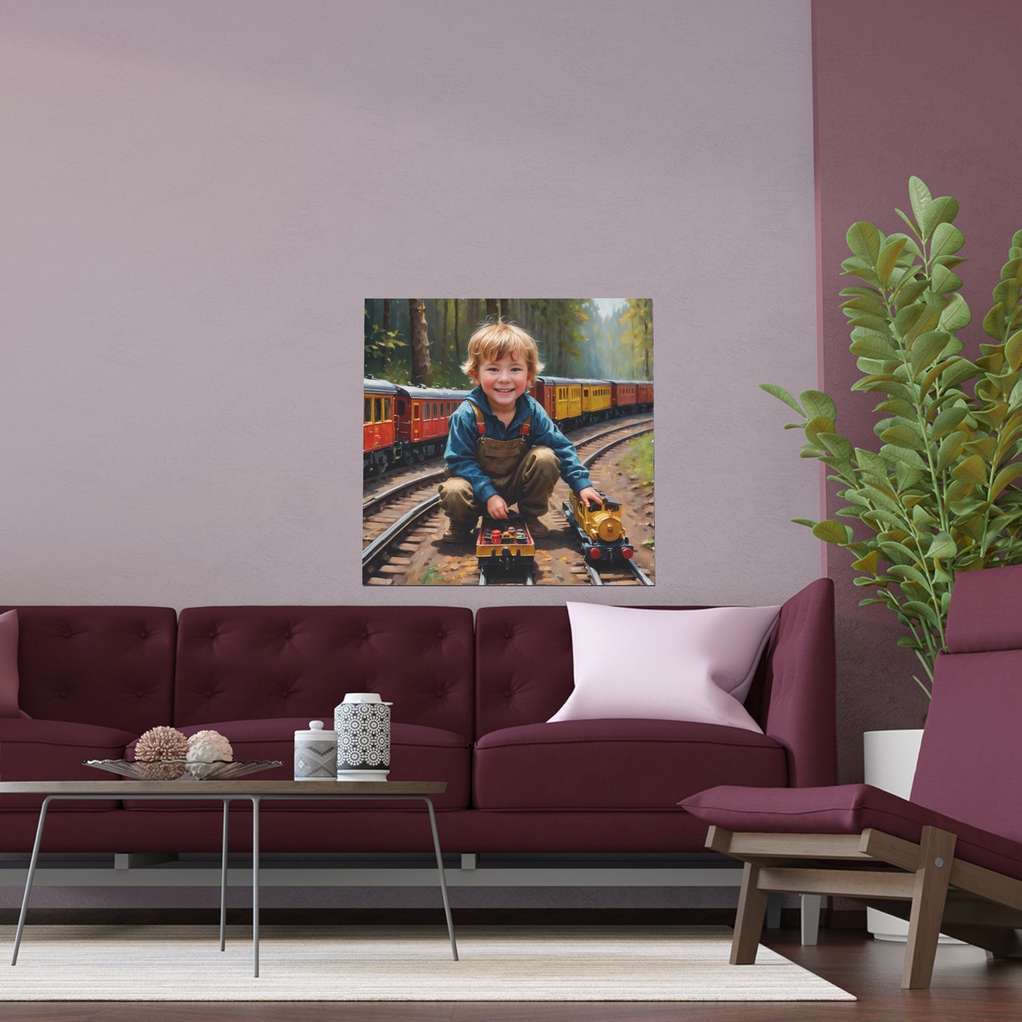 Indoor and Outdoor Silk Posters (Square 42)