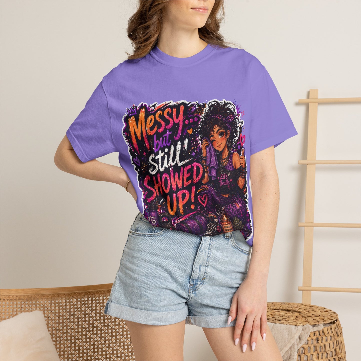 Messy Showed Up Tee