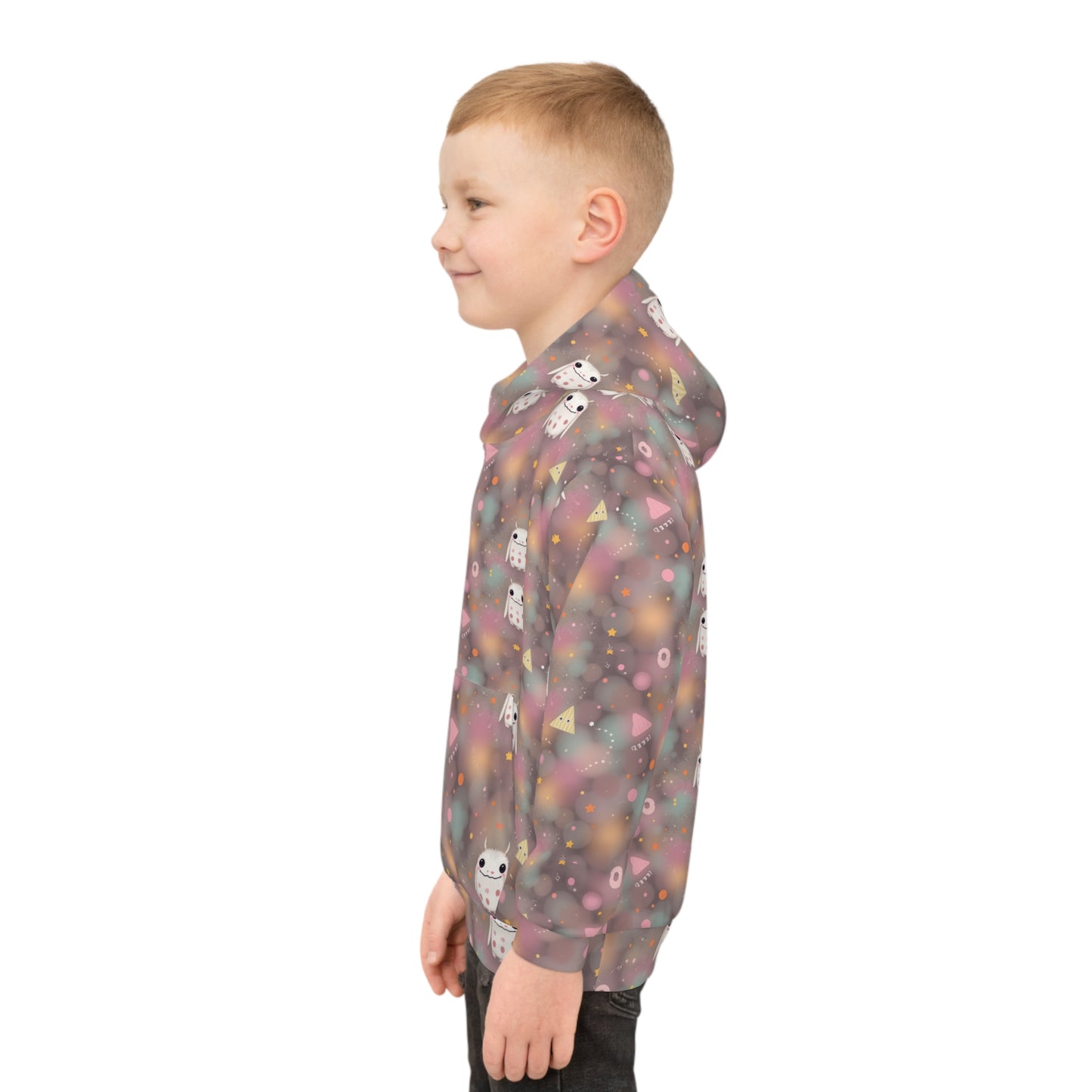 Marshmallow Moonbeam Monsters Youth Hoodie