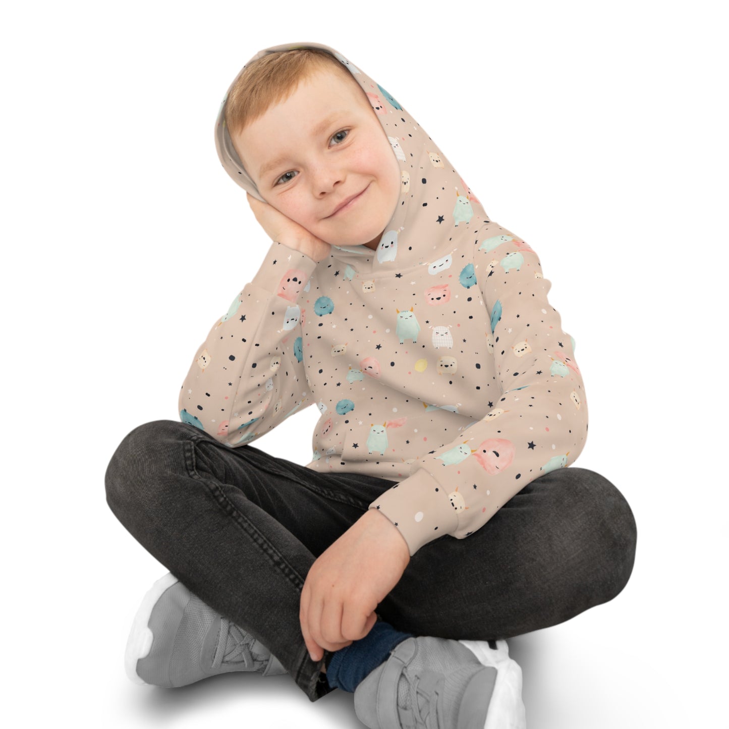 Peachy Pocket Pals Youth Hoodie