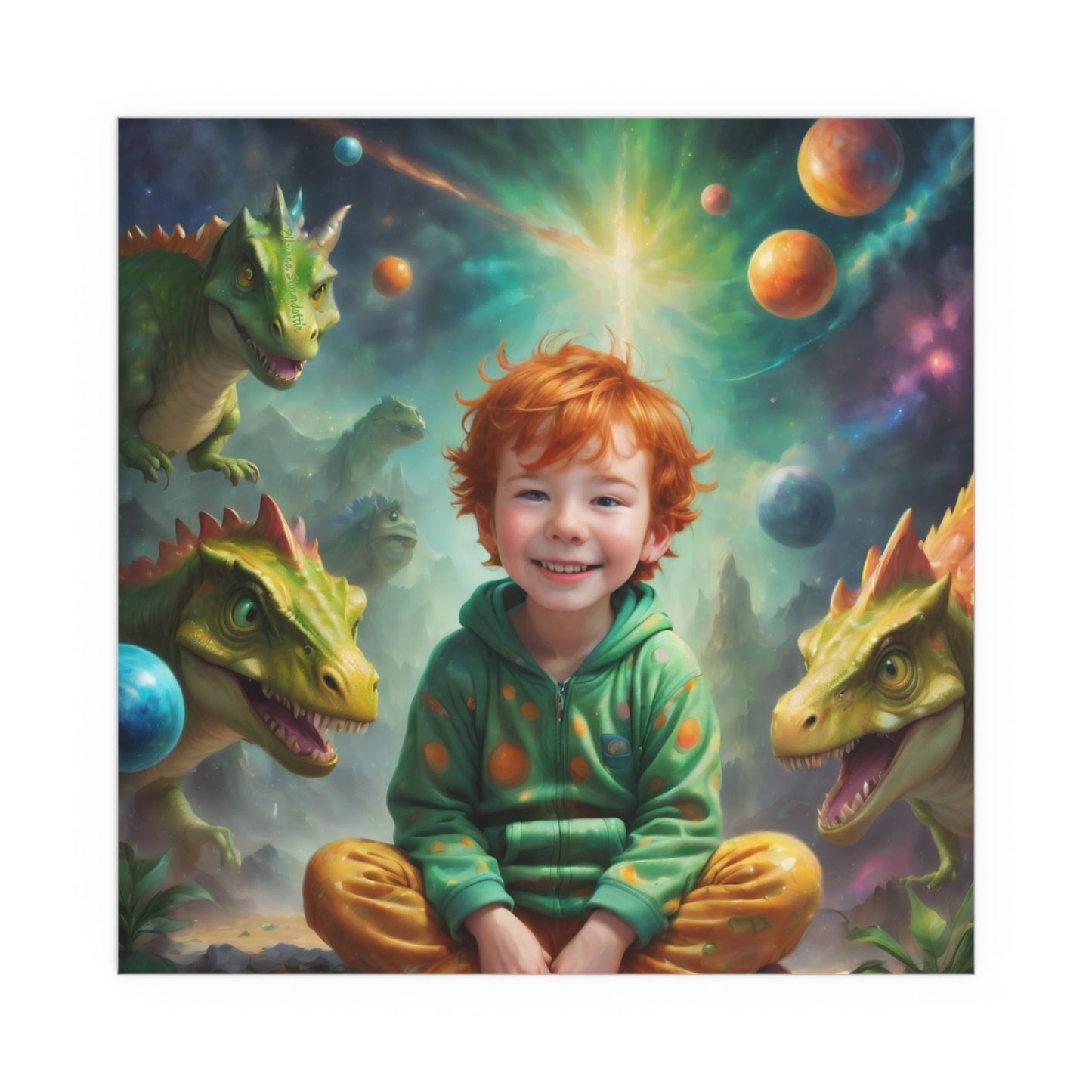 Indoor and Outdoor Silk Posters (Square 38)