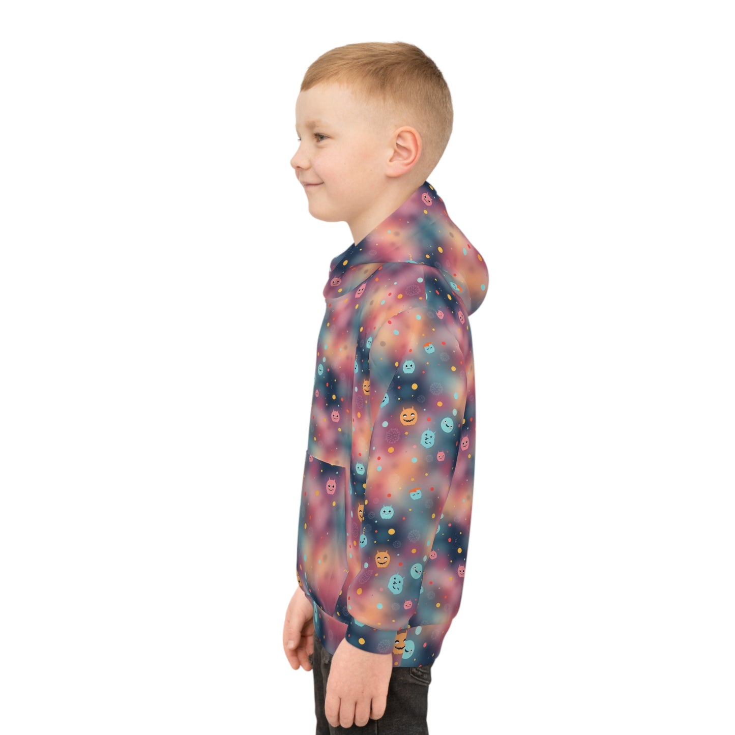 Cosmic Monster Confetti Youth Hoodie