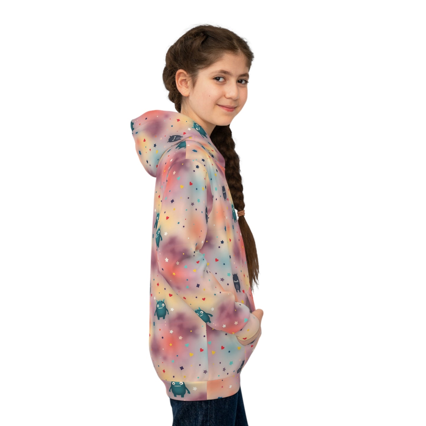 Pastel Monster Stardust Youth Hoodie