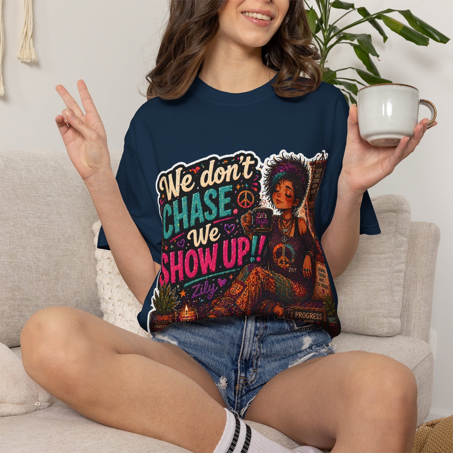Show Up Over Chase Tee
