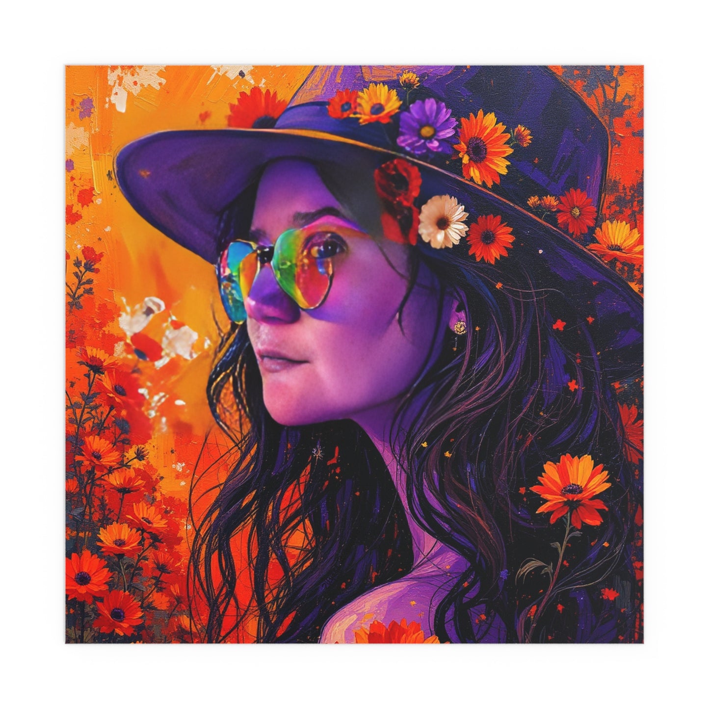 Indoor and Outdoor Silk Posters (Square 36)