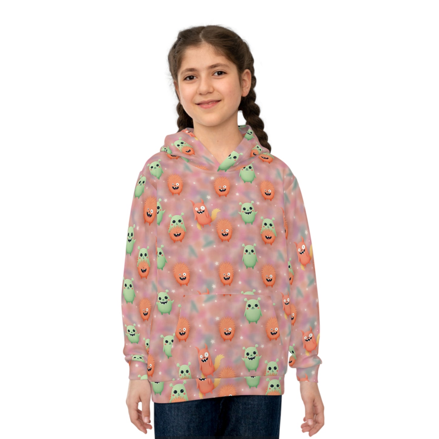 Peachy Monster Parade Youth Hoodie