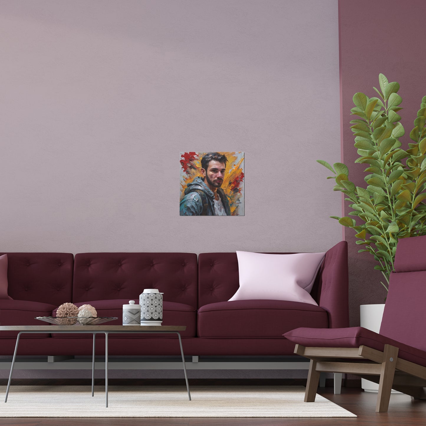 Indoor and Outdoor Silk Posters (Square 34)