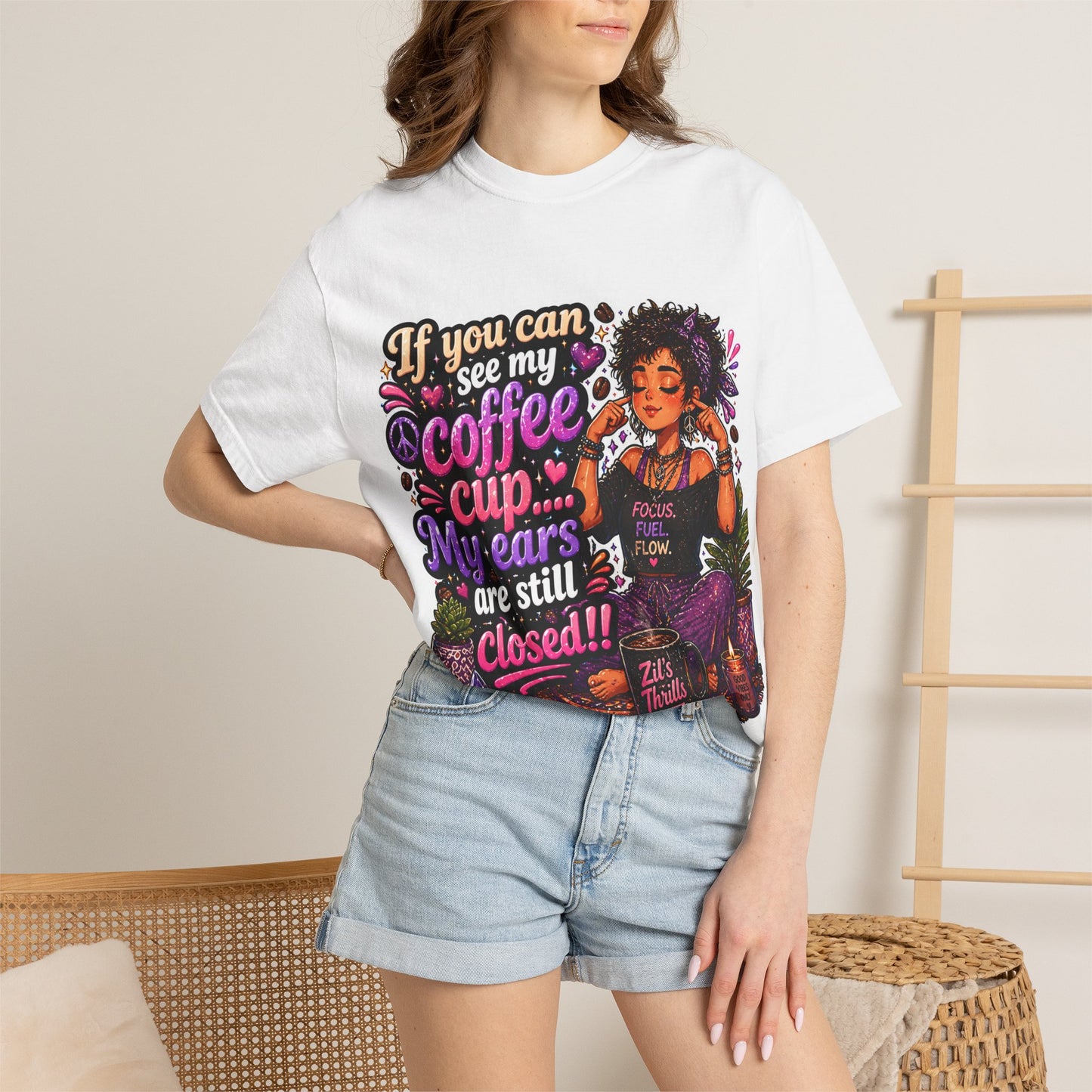 Coffee First, Then Words Tee