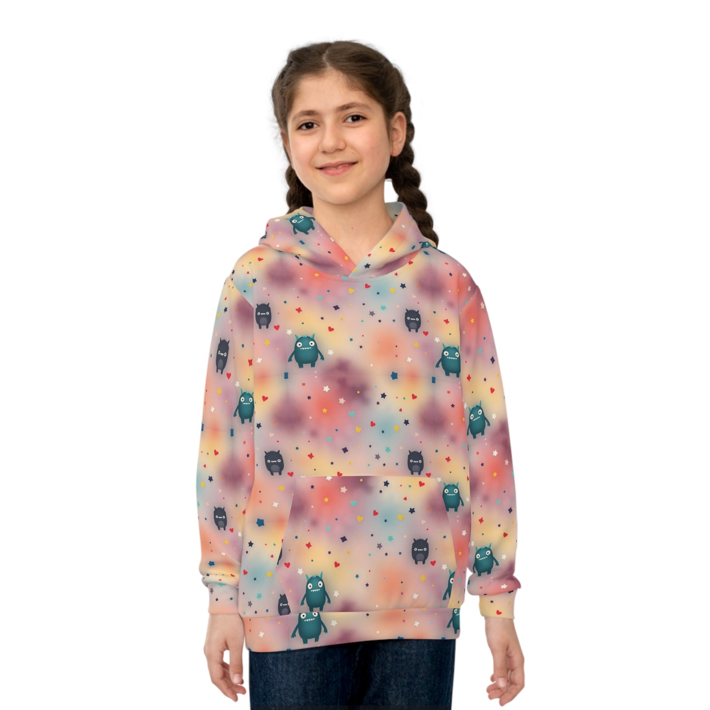 Pastel Monster Stardust Youth Hoodie