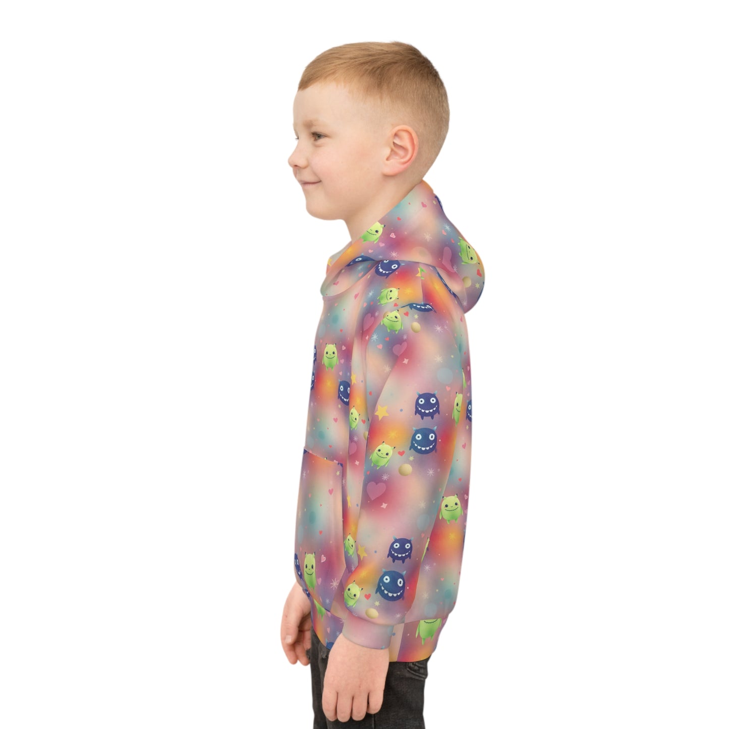 Heartburst Galaxy Buddies Youth Hoodie