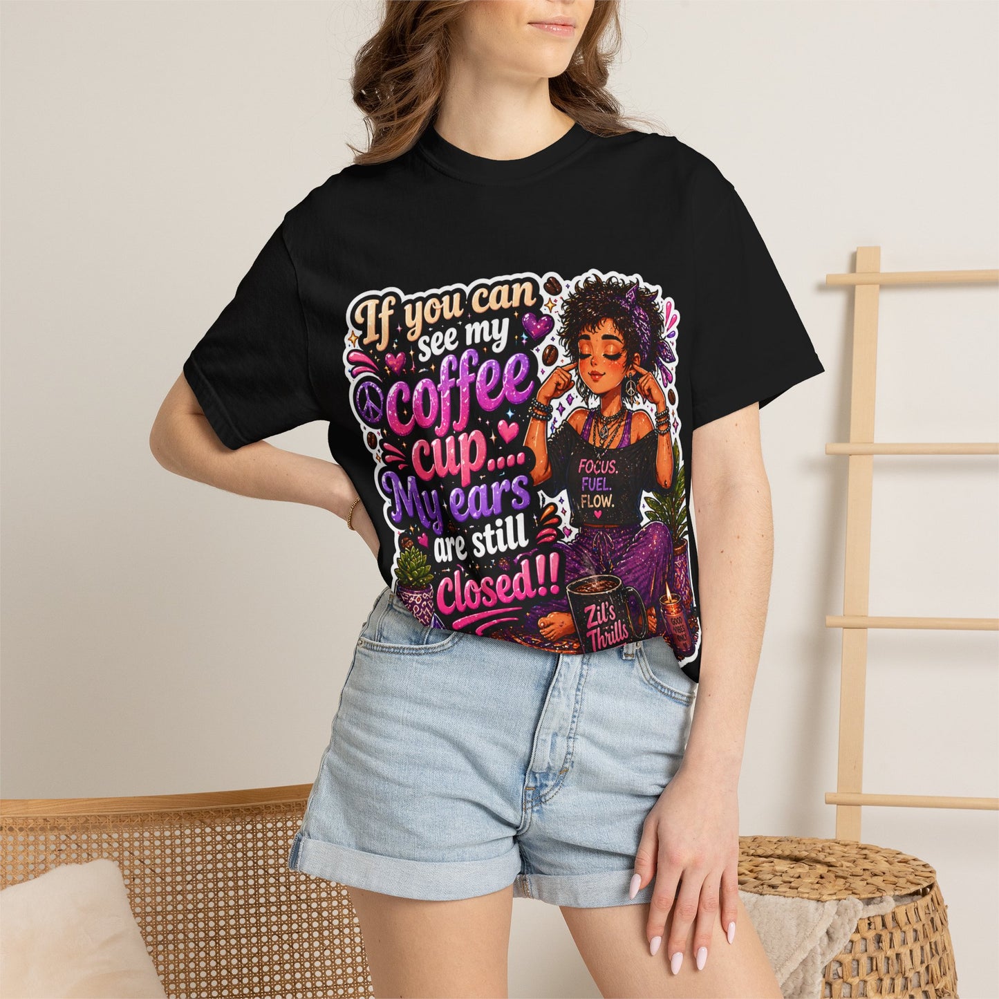 Coffee First, Then Words Tee
