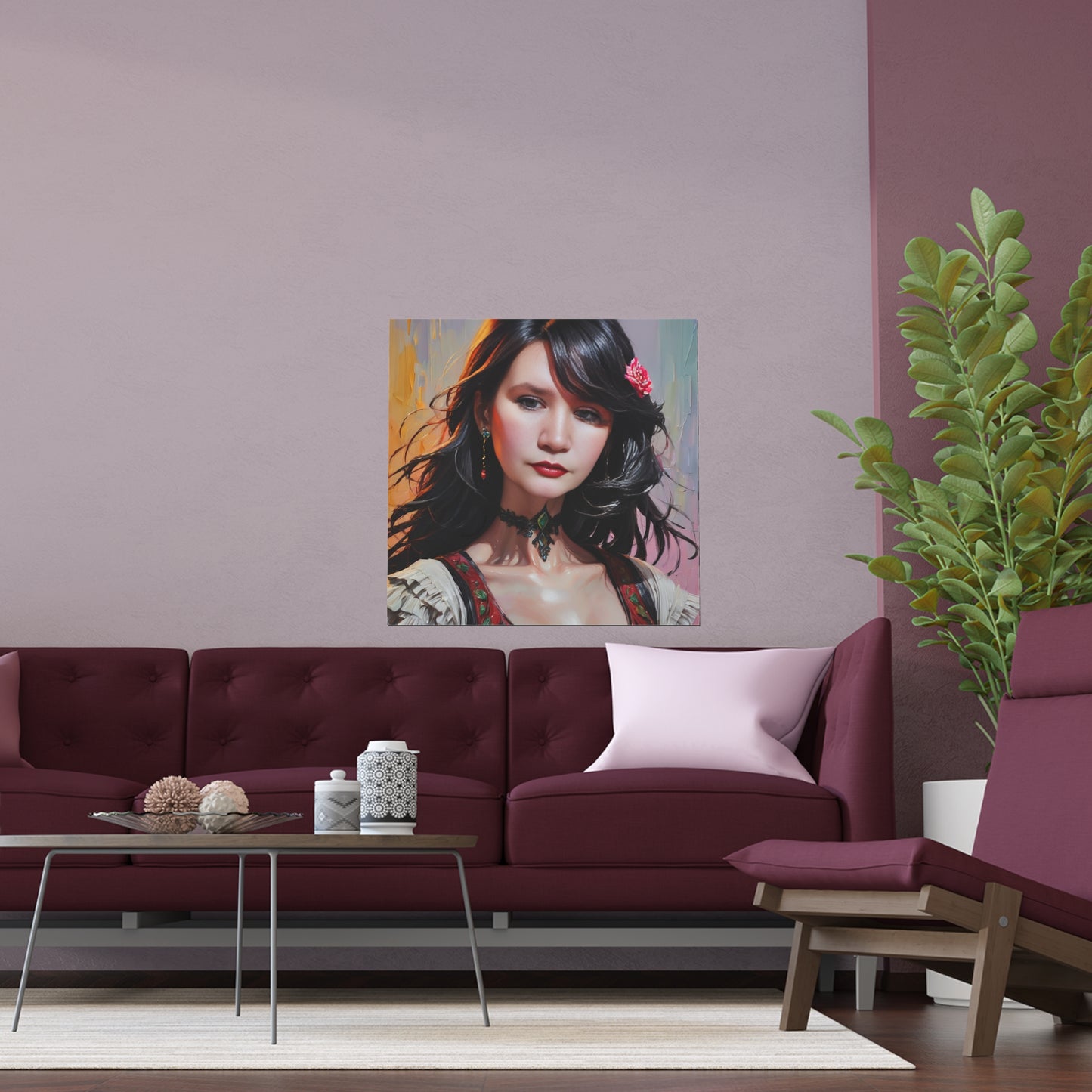 Indoor and Outdoor Silk Posters (Square 45)