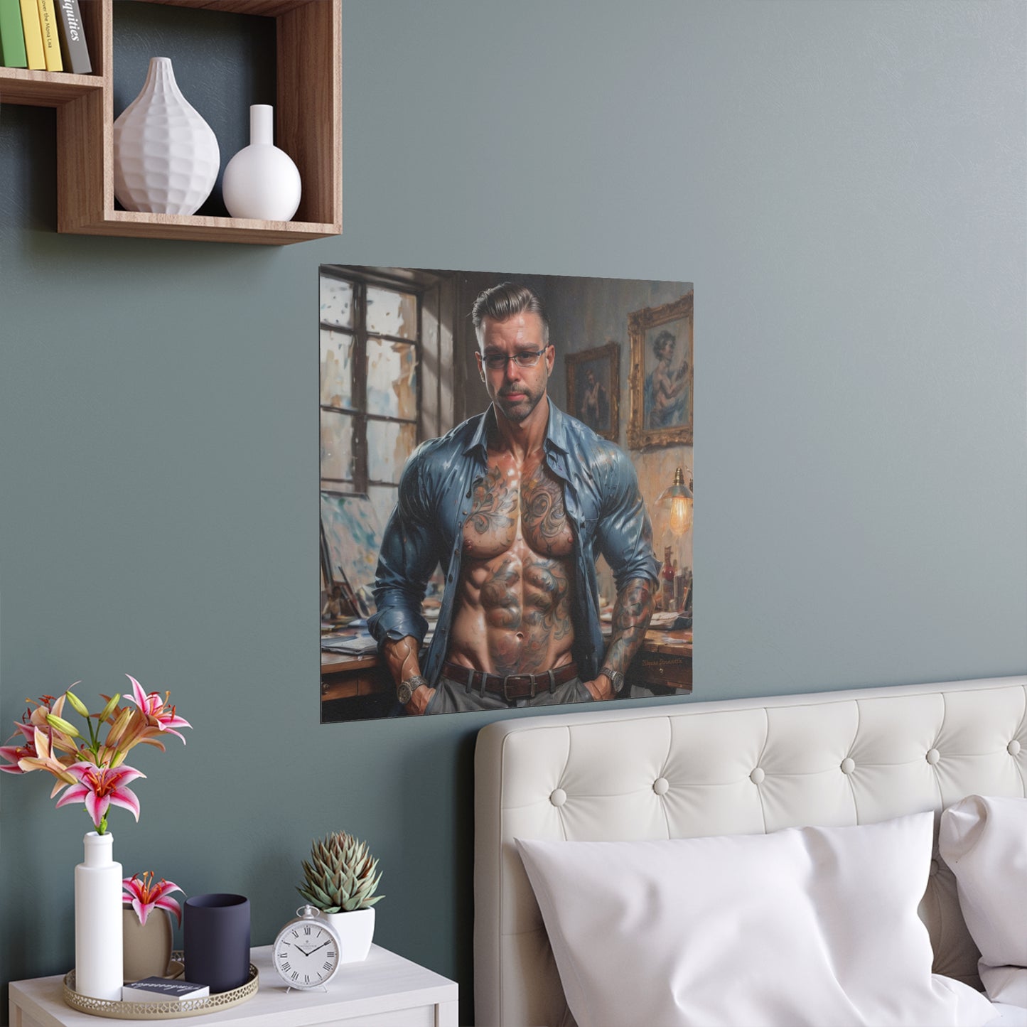 Indoor and Outdoor Silk Posters (Square 2)
