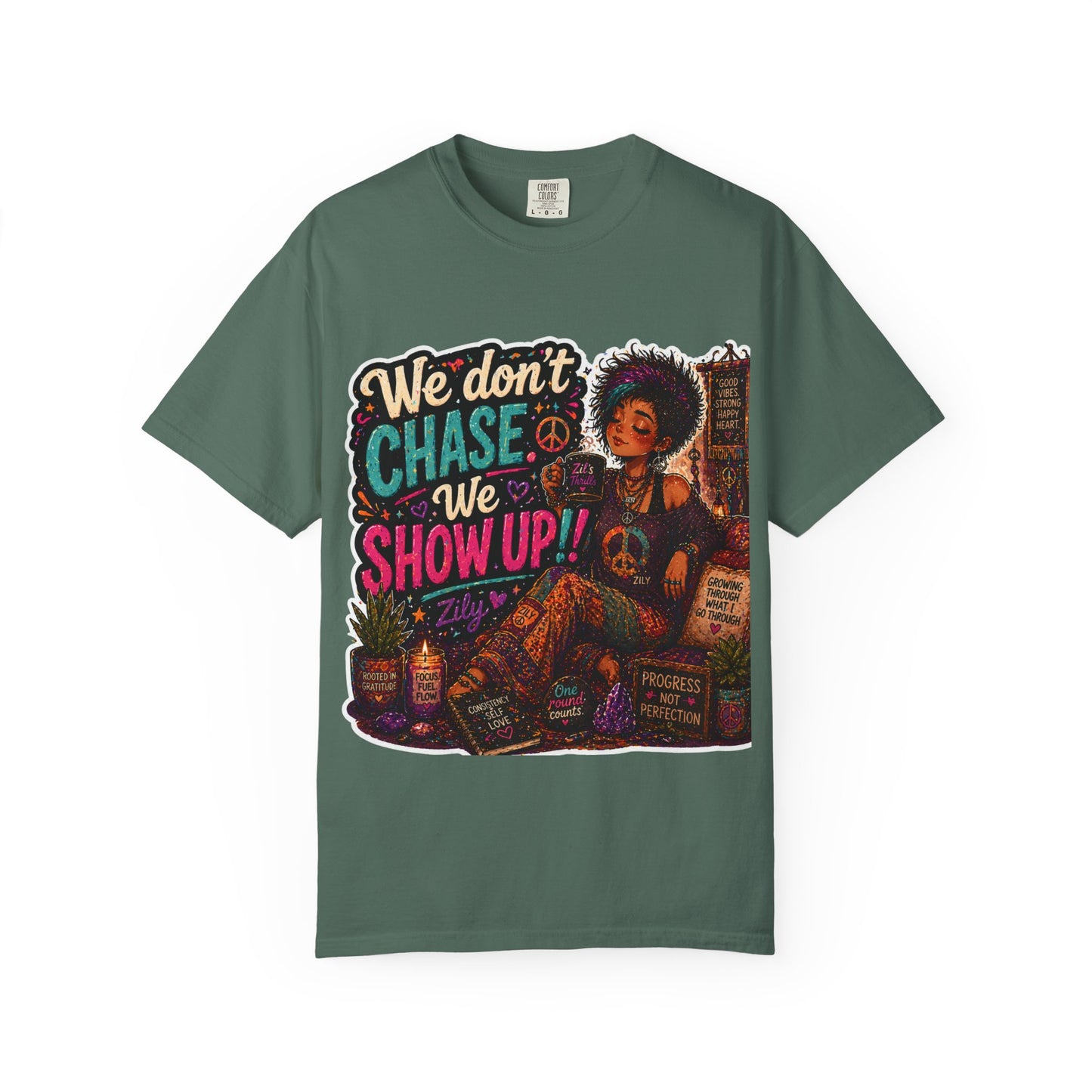 Show Up Over Chase Tee