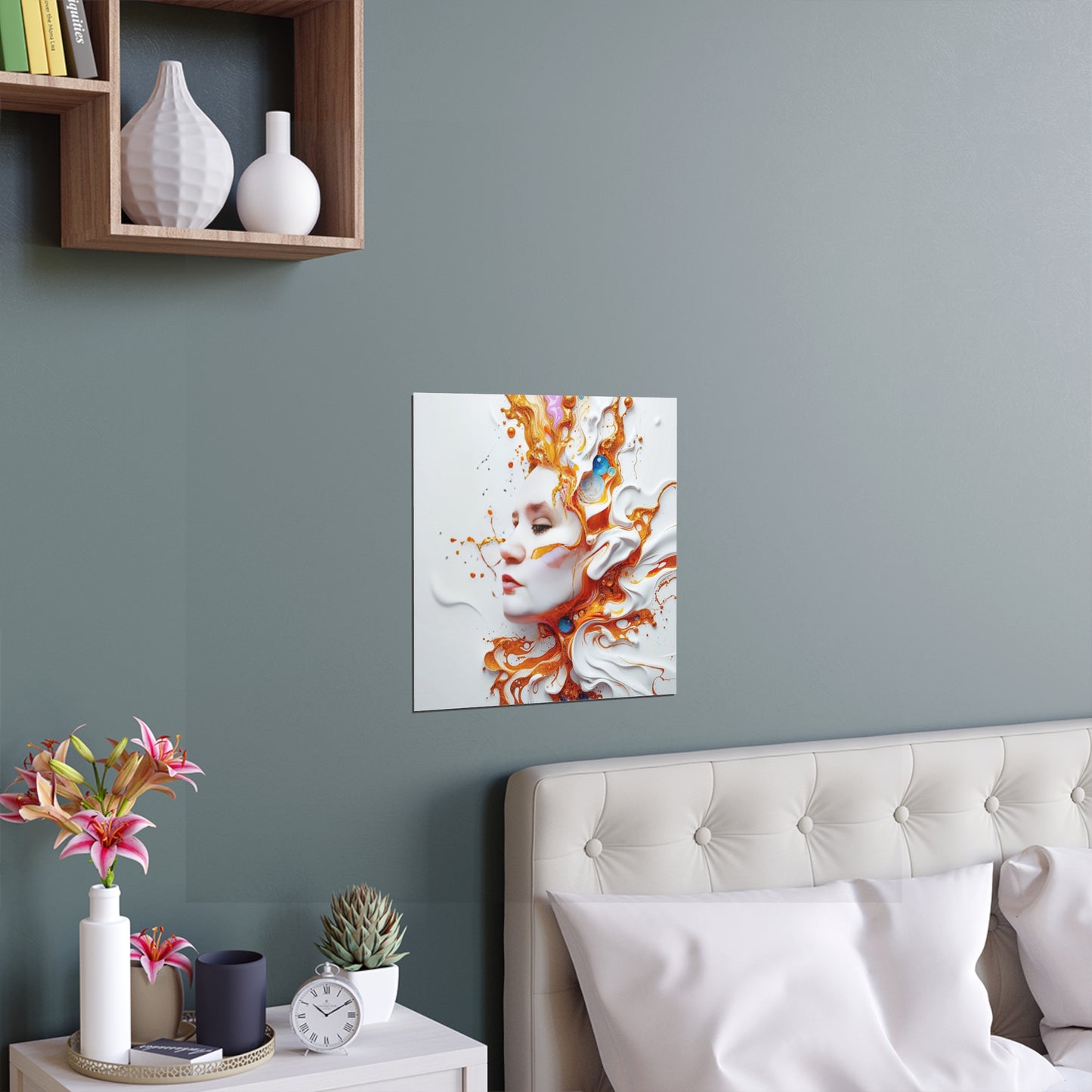 Indoor and Outdoor Silk Posters (Square 37)