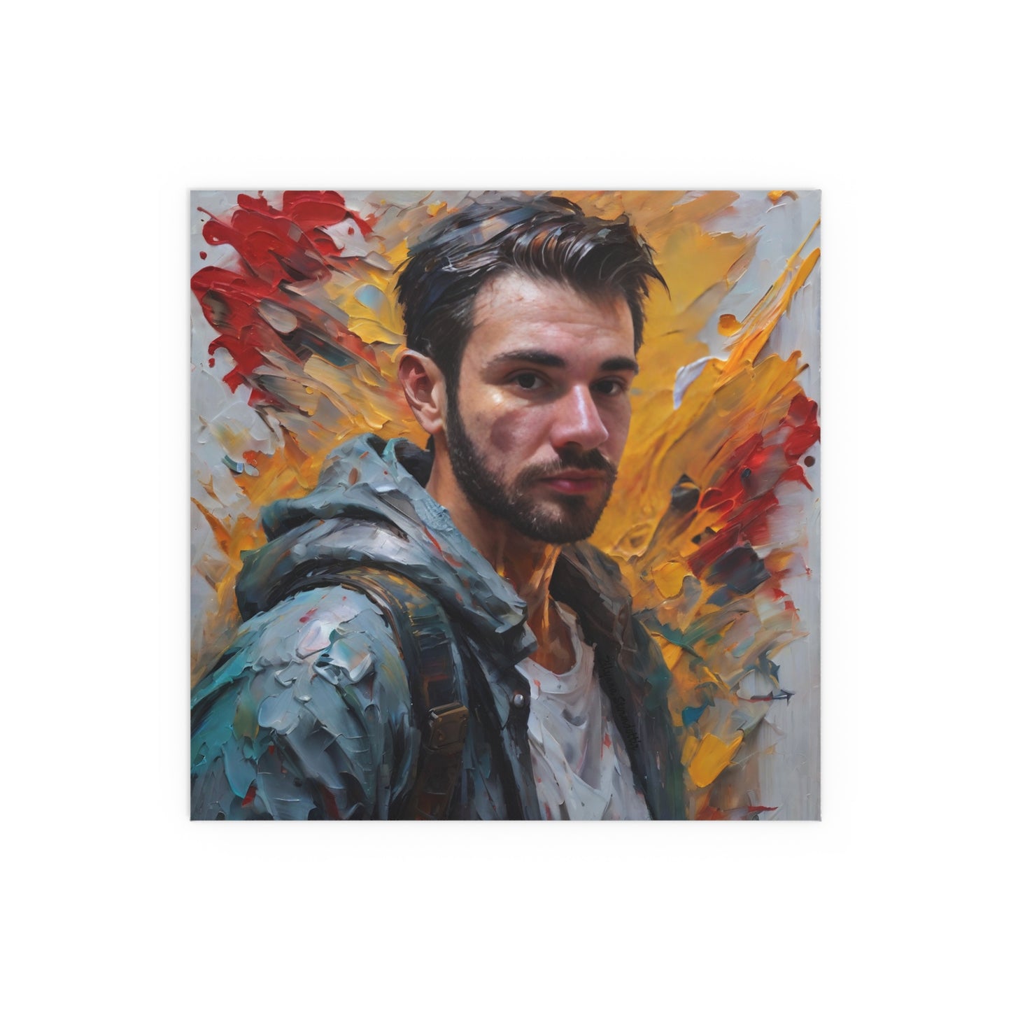 Indoor and Outdoor Silk Posters (Square 34)