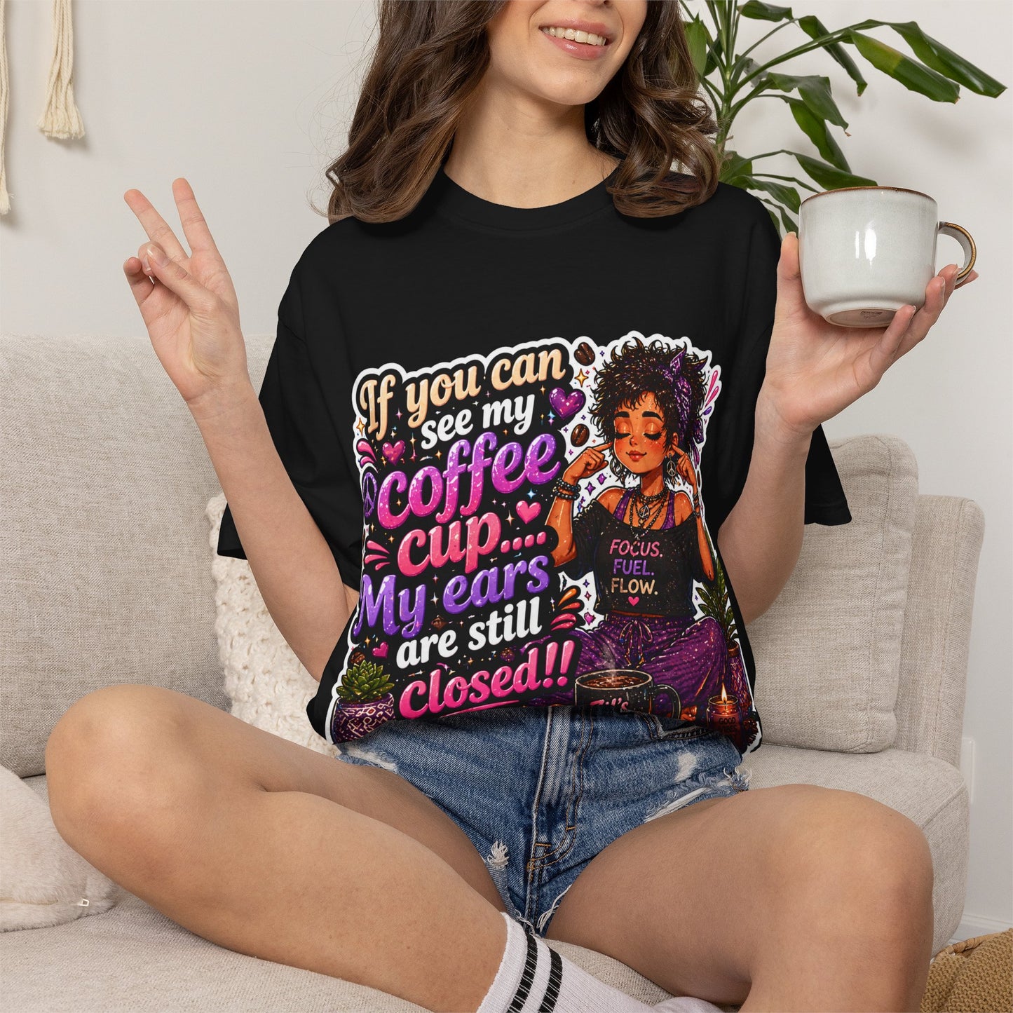 Coffee First, Then Words Tee
