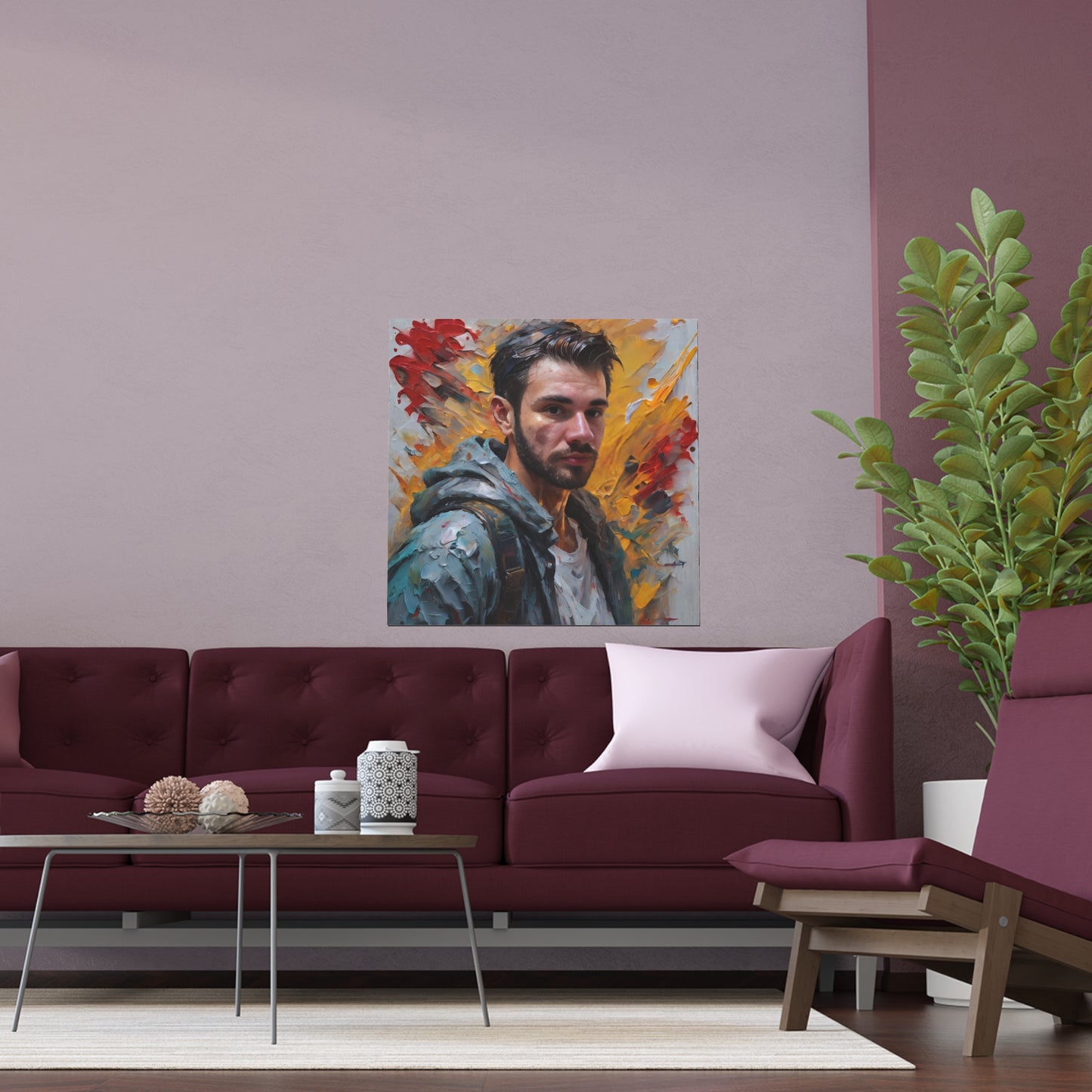 Indoor and Outdoor Silk Posters (Square 34)