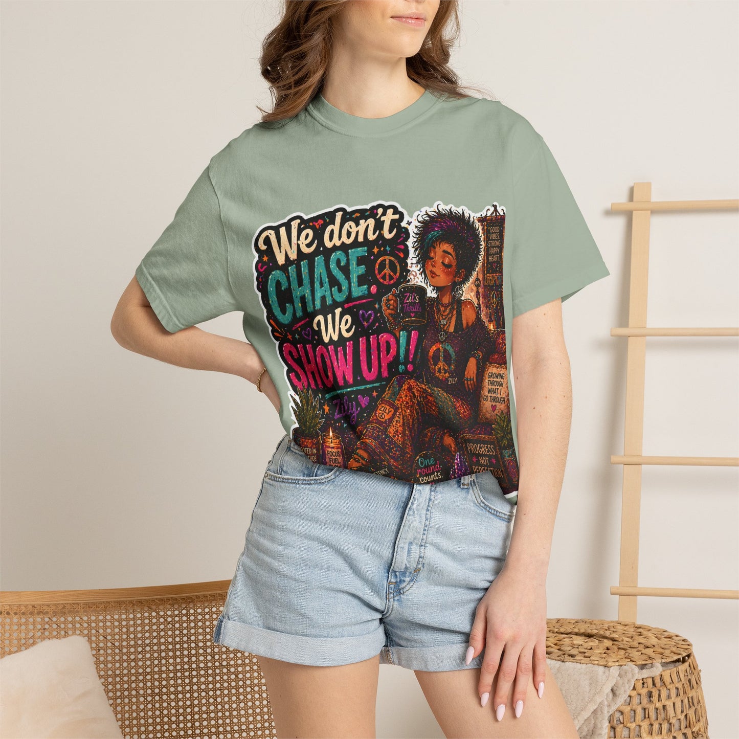Show Up Over Chase Tee