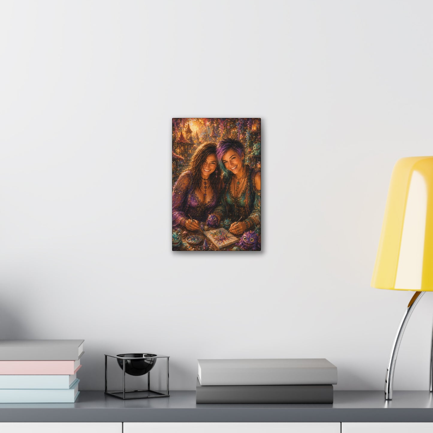 Mischief Makers – Whimsical Best Friends Fantasy Art Print