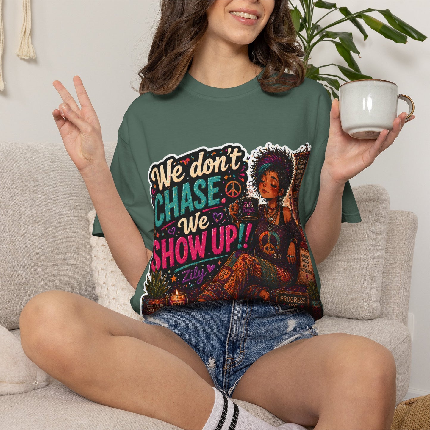 Show Up Over Chase Tee