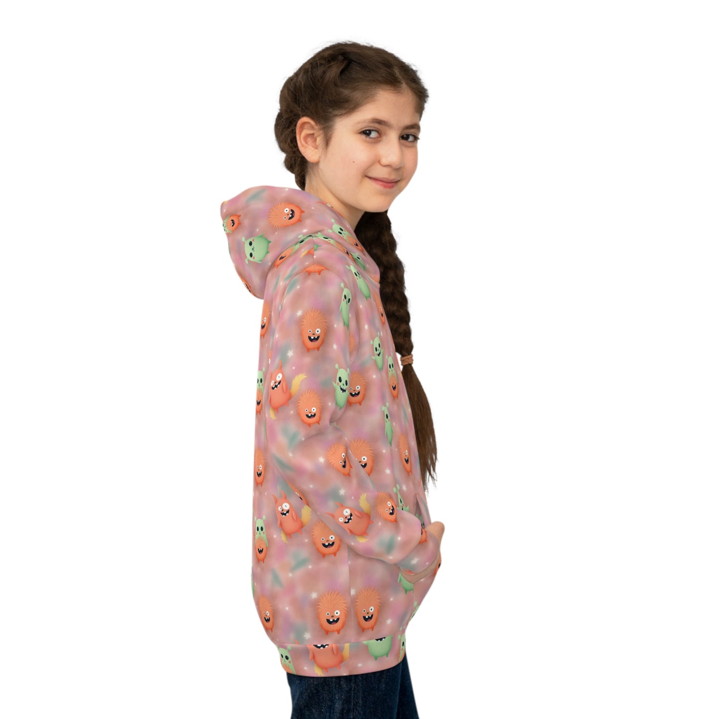 Peachy Monster Parade Youth Hoodie