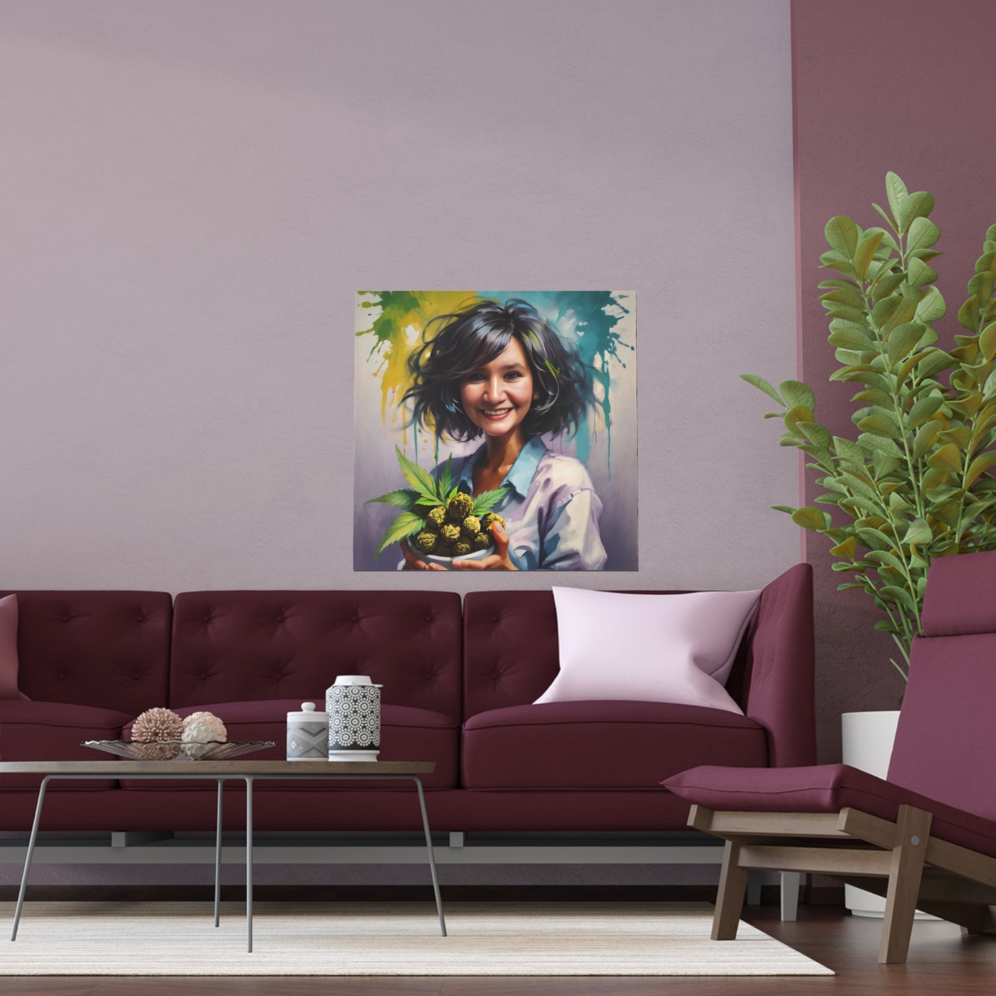 Indoor and Outdoor Silk Posters (Square 35)