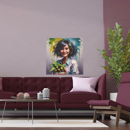 Indoor and Outdoor Silk Posters (Square 35)