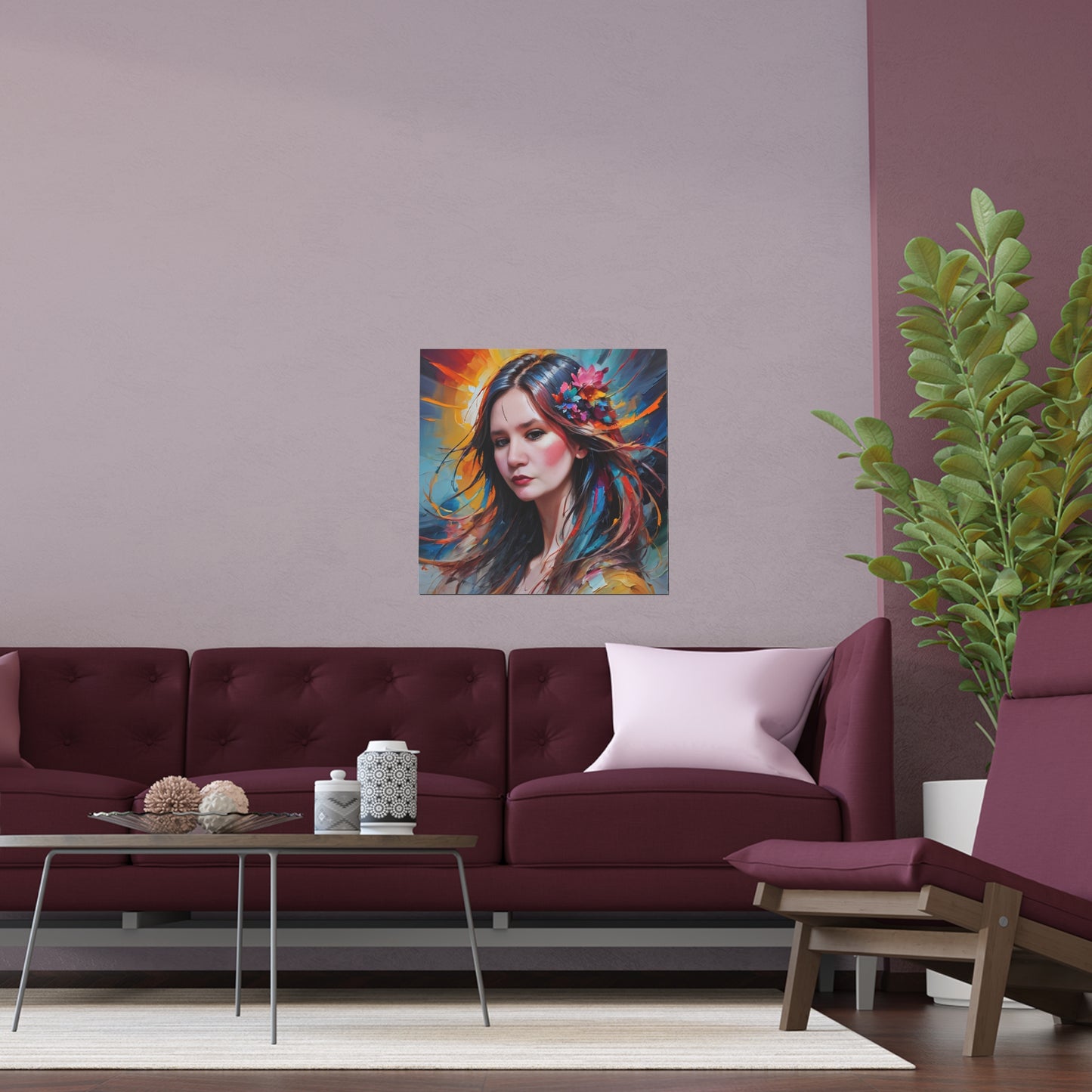 Indoor and Outdoor Silk Posters (Square 47)