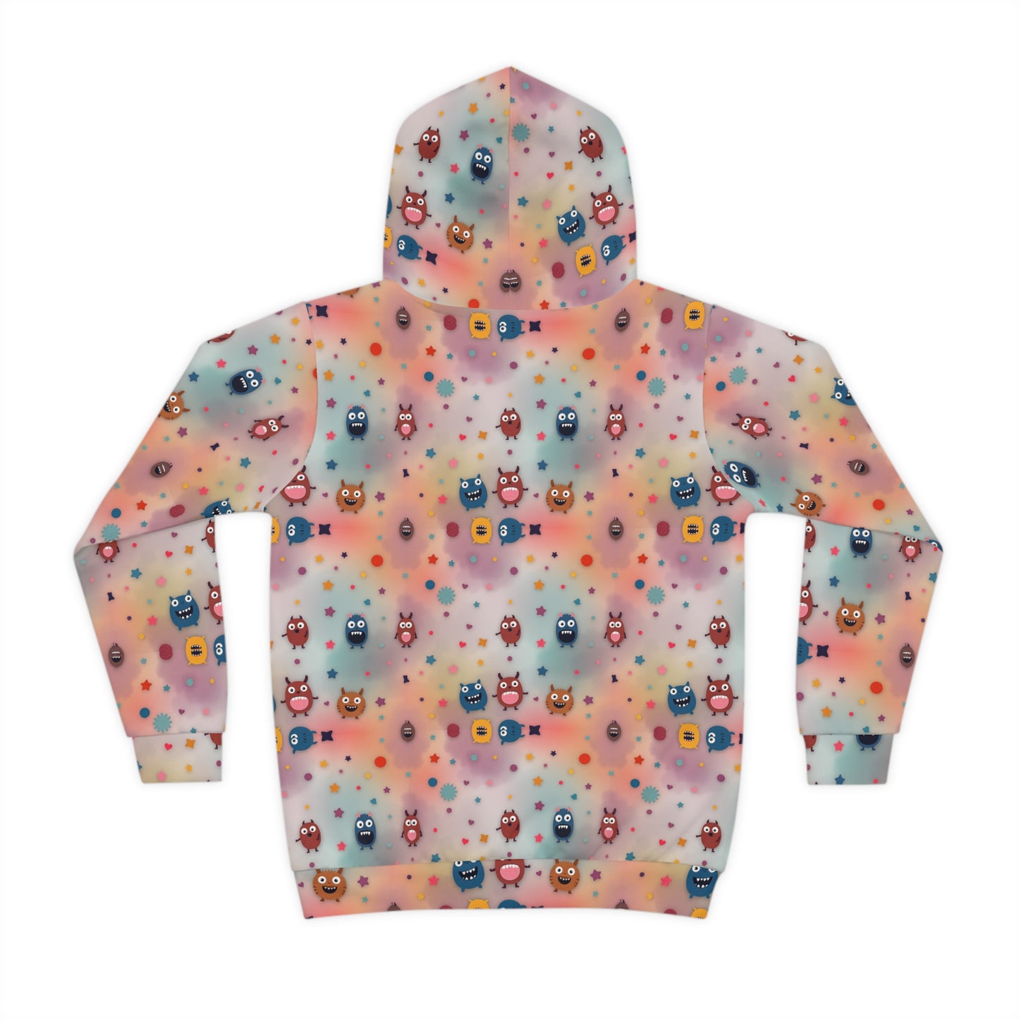 Pastel Polka Monster Parade Youth Hoodie