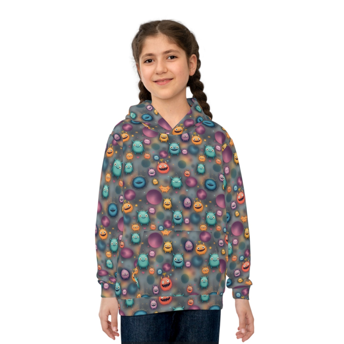 Cosmic Bubble Monster Bash Youth Hoodie