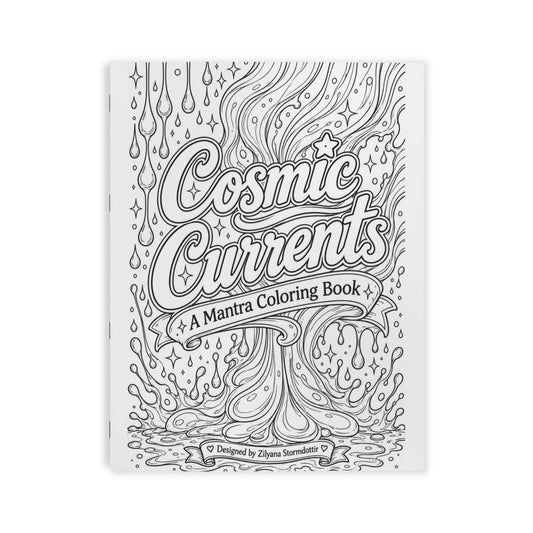 Cosmic Currents Coloring Book