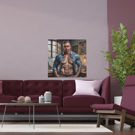 Indoor and Outdoor Silk Posters (Square 2)