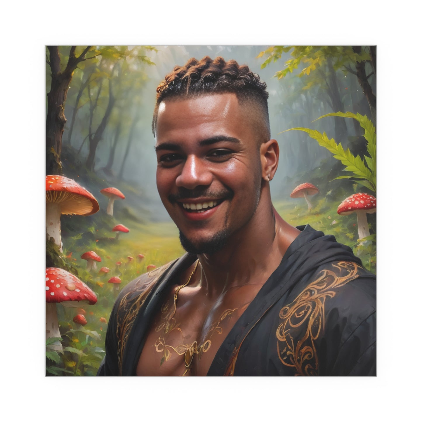 Indoor and Outdoor Silk Posters (Square 46)