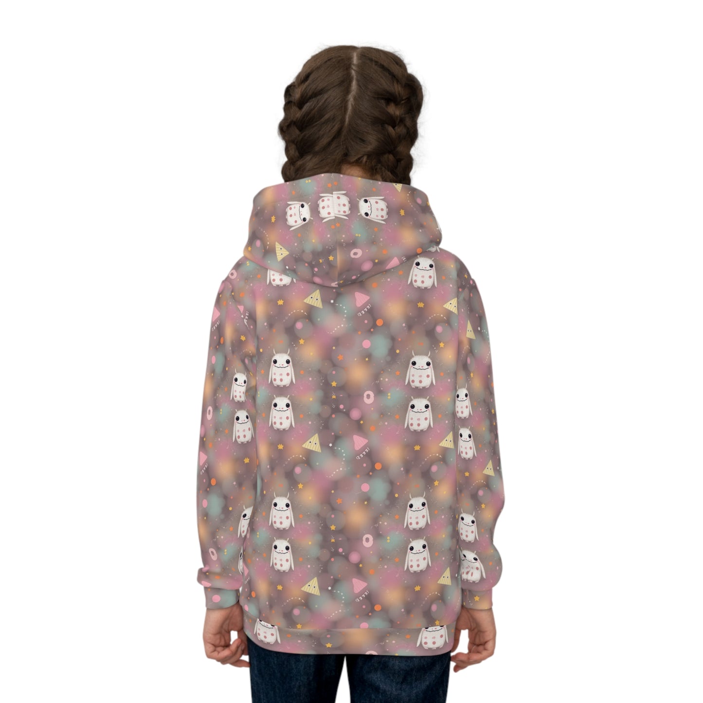 Marshmallow Moonbeam Monsters Youth Hoodie