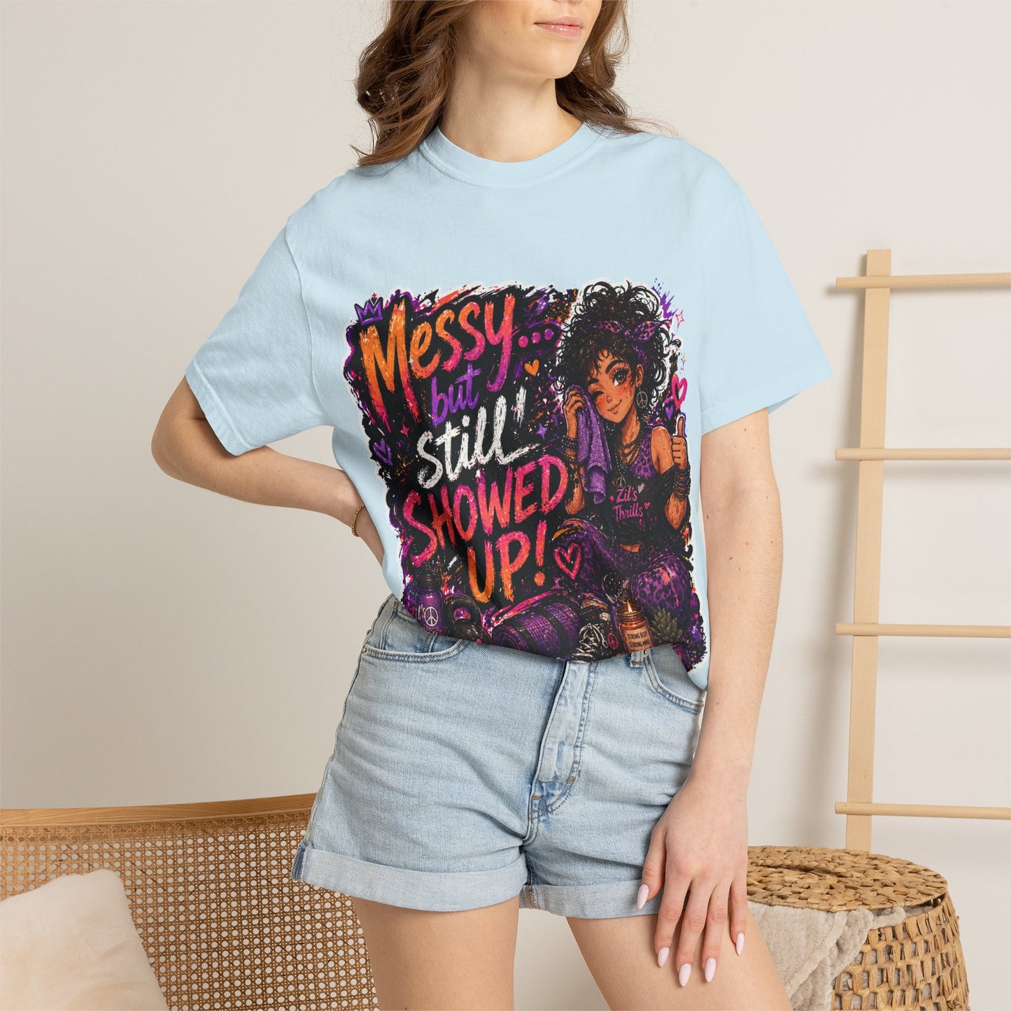 Messy Showed Up Tee
