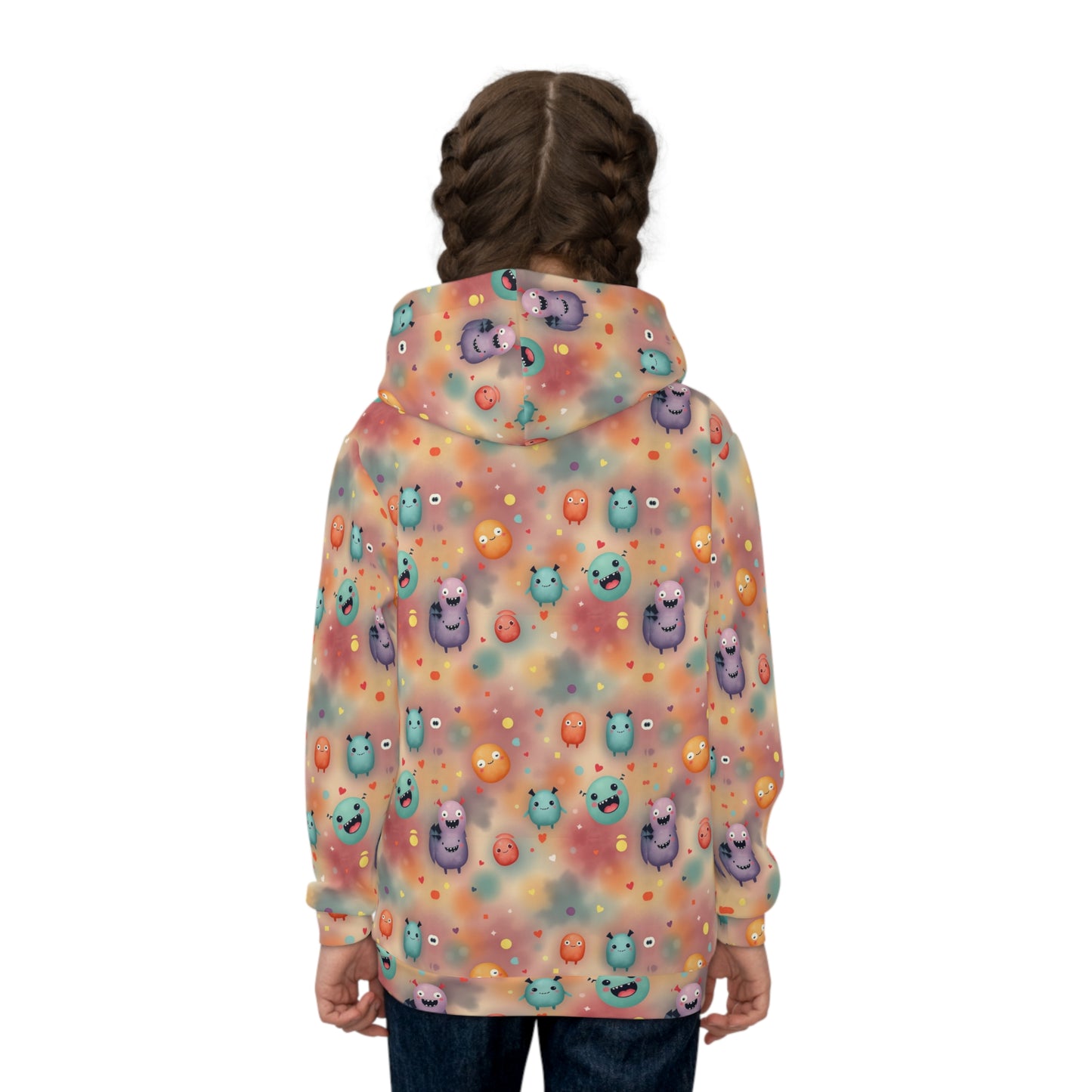 Confetti Critter Carnival Youth Hoodie