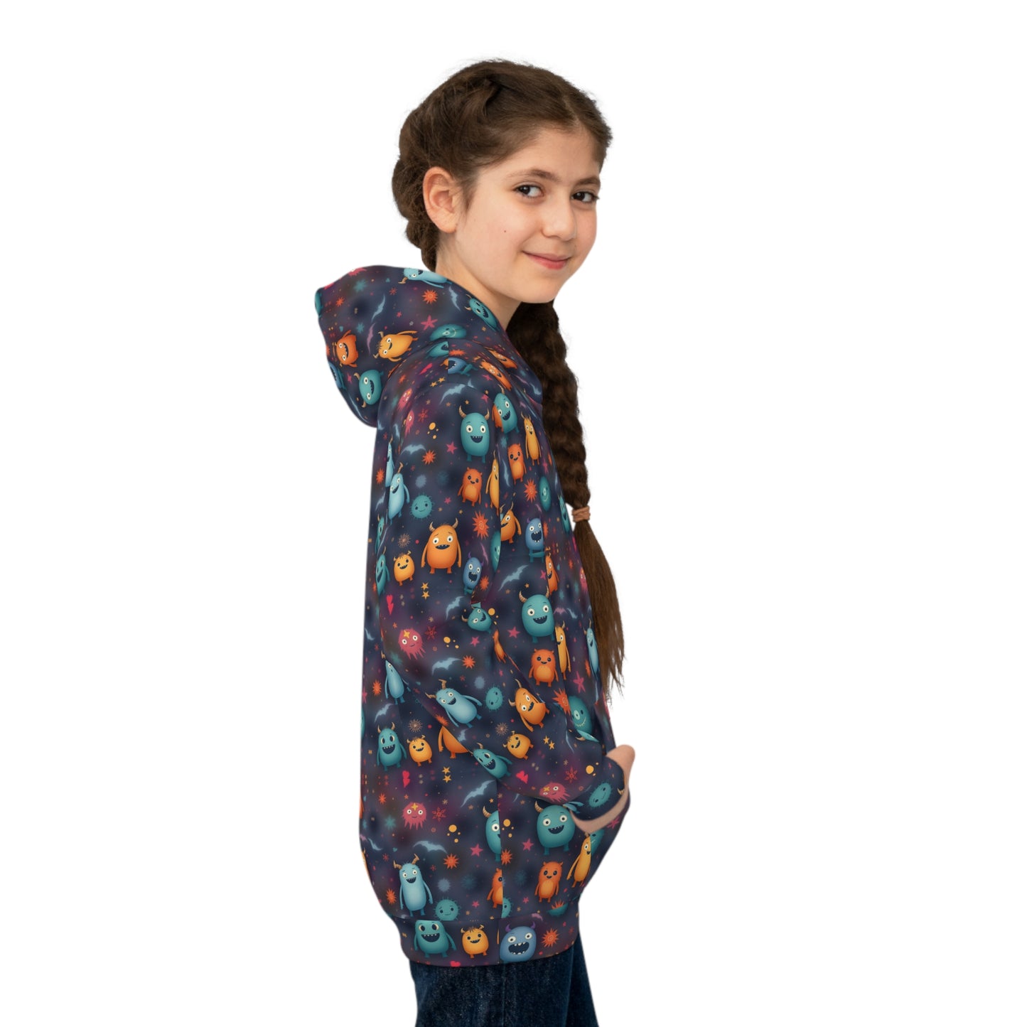 Midnight Monster Mischief Youth Hoodie