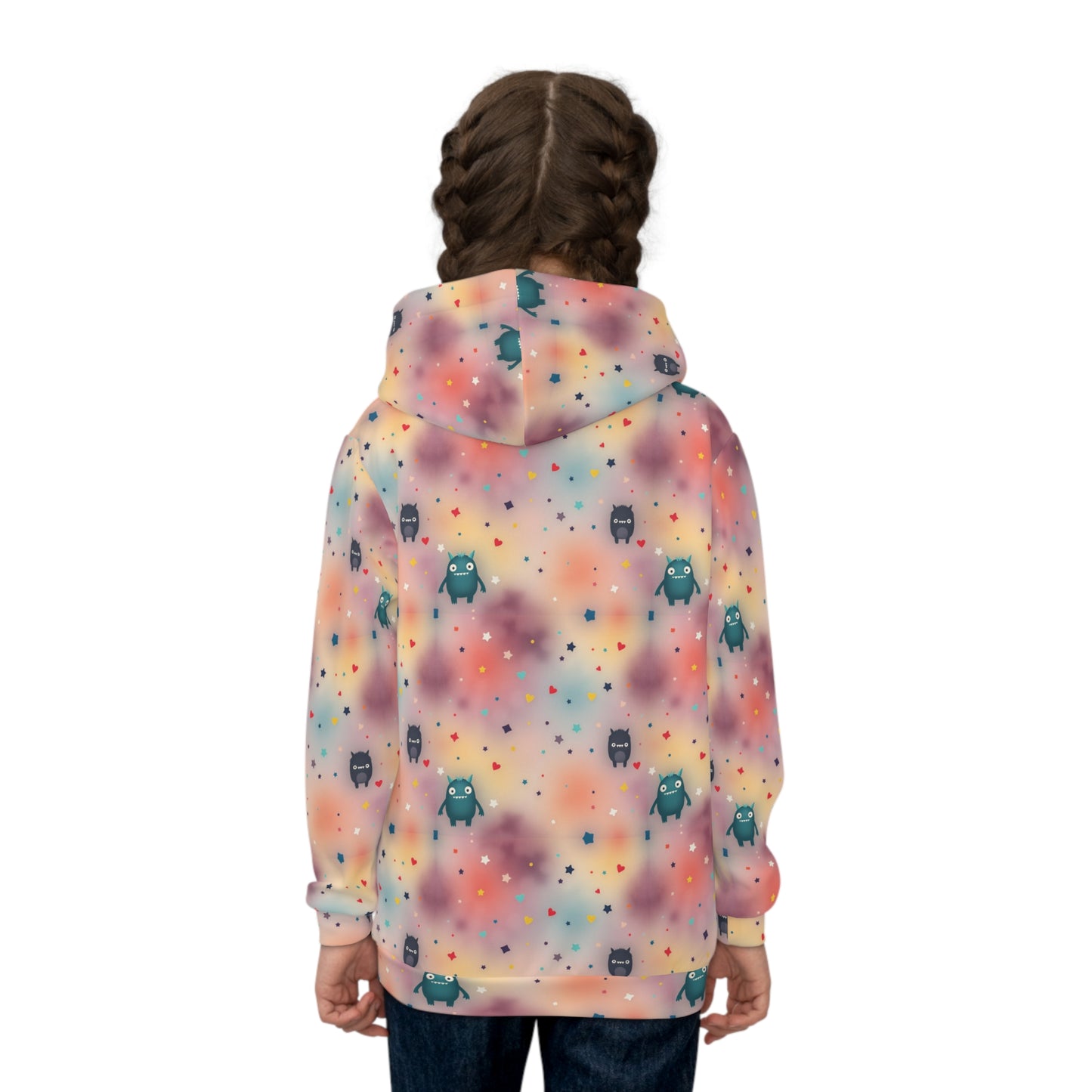 Pastel Monster Stardust Youth Hoodie