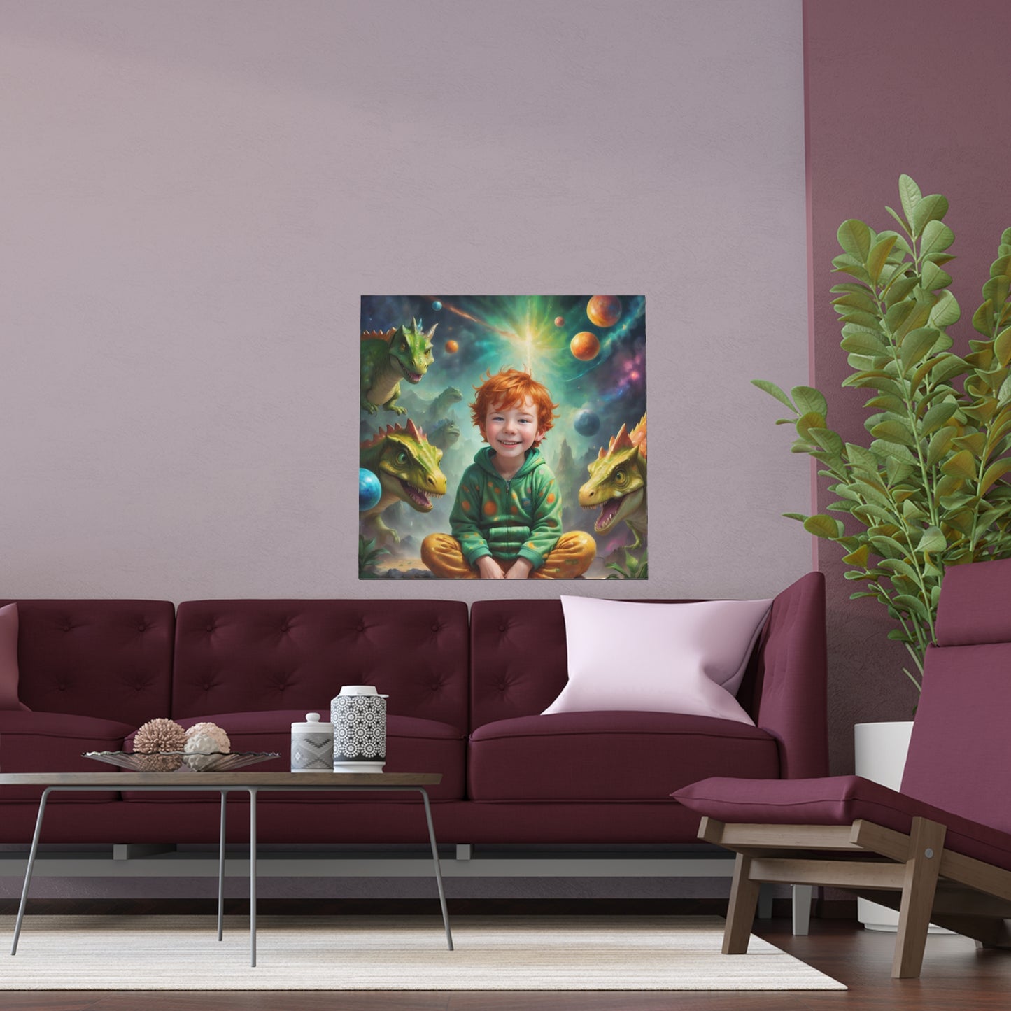 Indoor and Outdoor Silk Posters (Square 38)