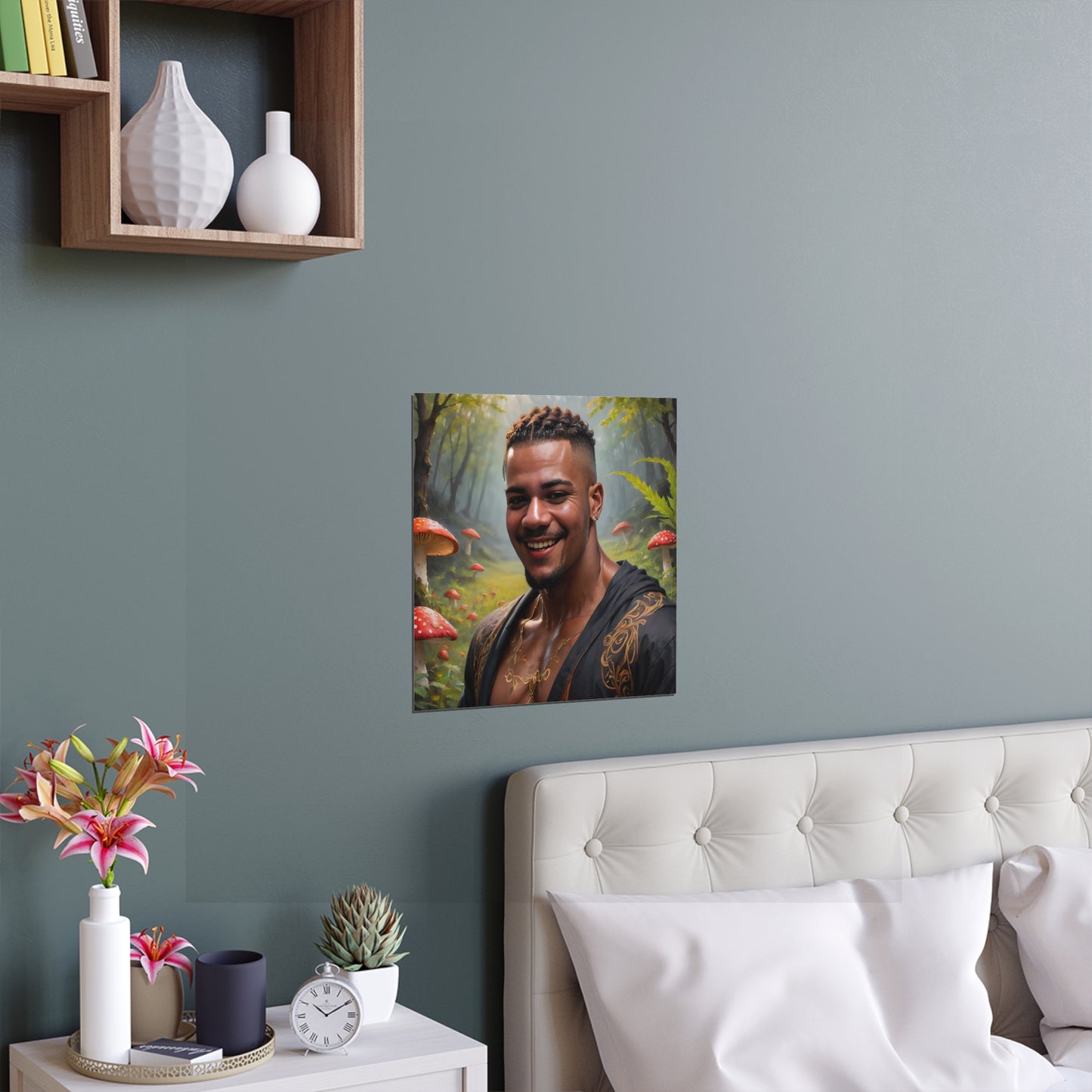 Indoor and Outdoor Silk Posters (Square 46)
