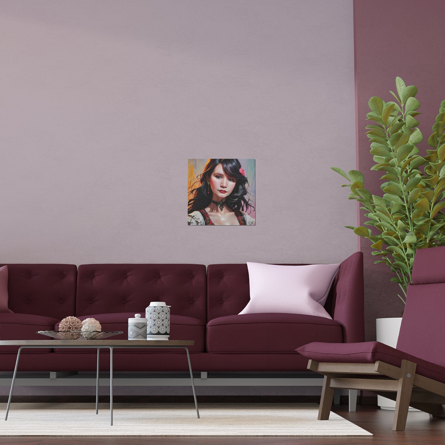 Indoor and Outdoor Silk Posters (Square 45)