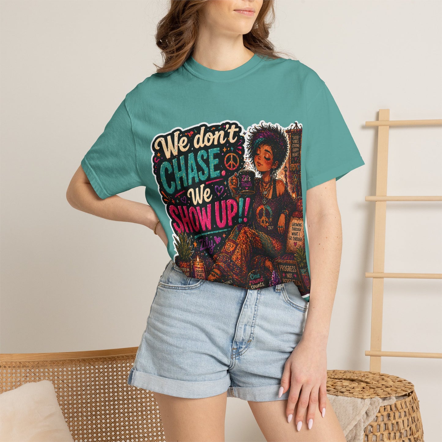 Show Up Over Chase Tee