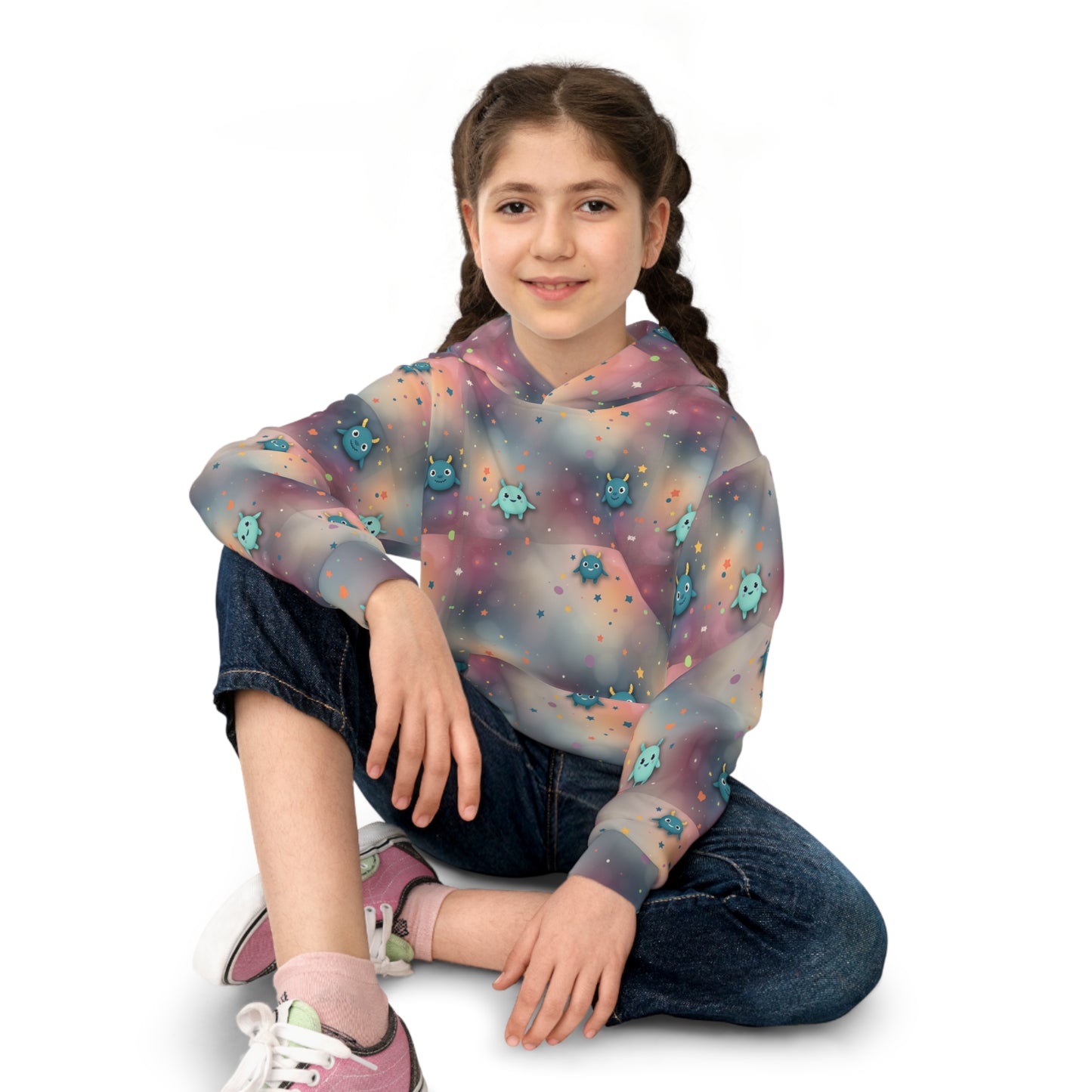 Cosmic Critter Cloud Youth Hoodie